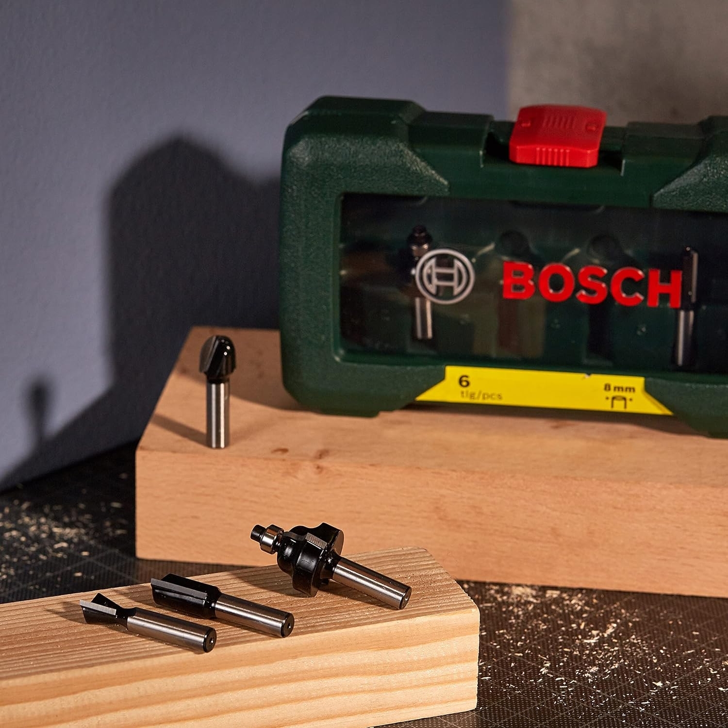 Набір фрез по дереву Bosch Expert for Wood 8мм, 6шт (2.607.019.463)фото