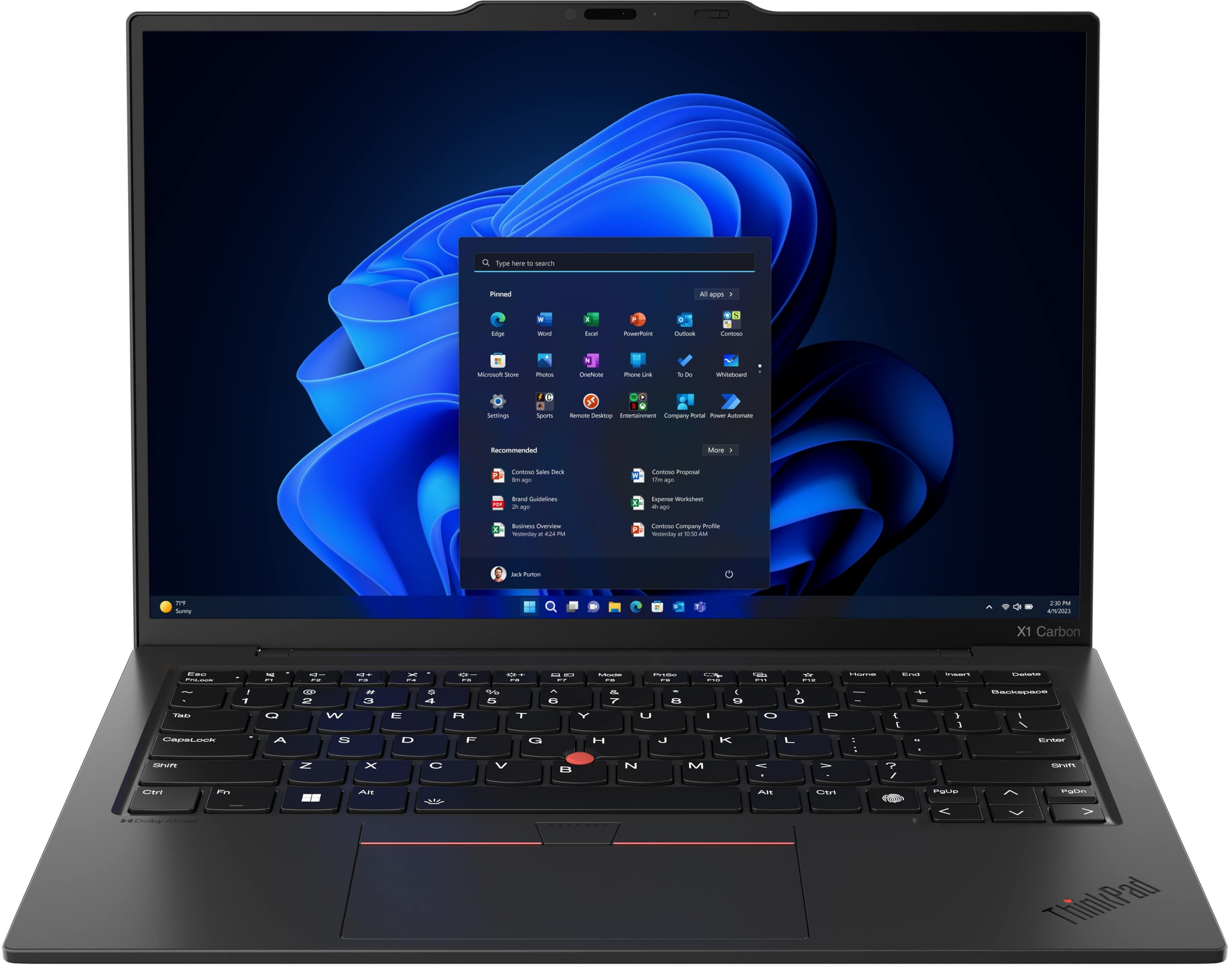 Ноутбук LENOVO ThinkPad X1 Carbon G12 T (21KC006GRA)фото2