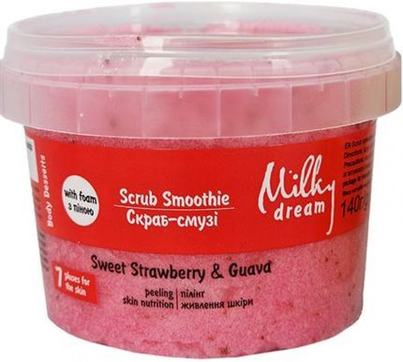 Скраб-смузи с пеной Milky Dream Sweet Strawbery & Guava 140г фото 2