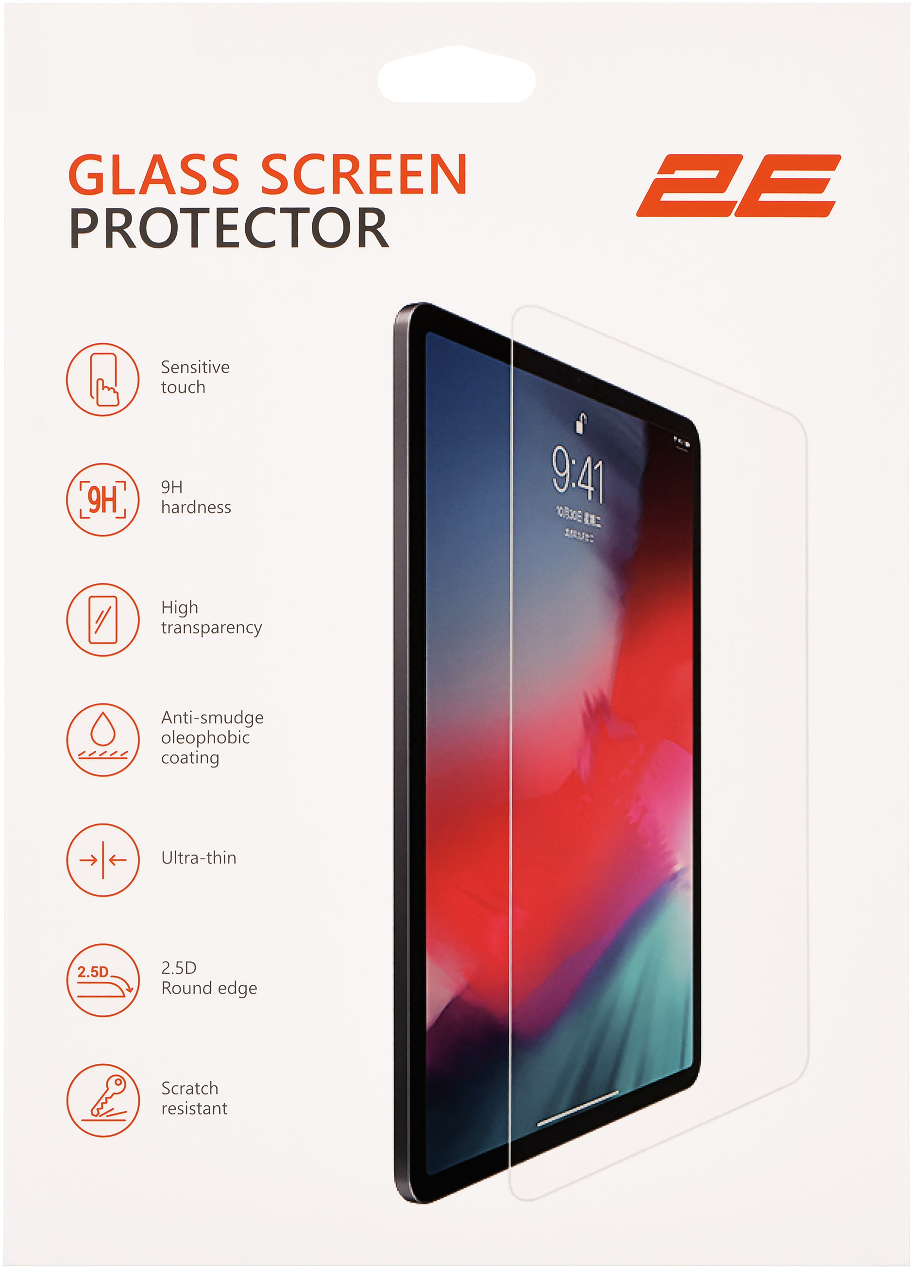 Защитное стекло 2E для Apple iPad Air 11" (2024) 2.5D clear (2E-IP-IPD-A11-LT2.5D-CL) фото 2