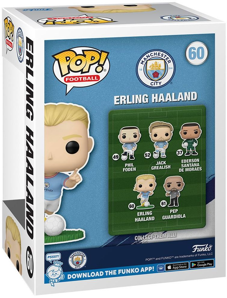 Коллекционная фигурка Funko POP! Football: FC Manchester City - Erling Haaland (5908305246947) фото 3