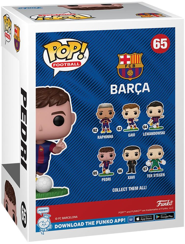 Коллекционная фигурка Funko POP! Football: FC Barcelona - Pedri (5908305247272) фото 3