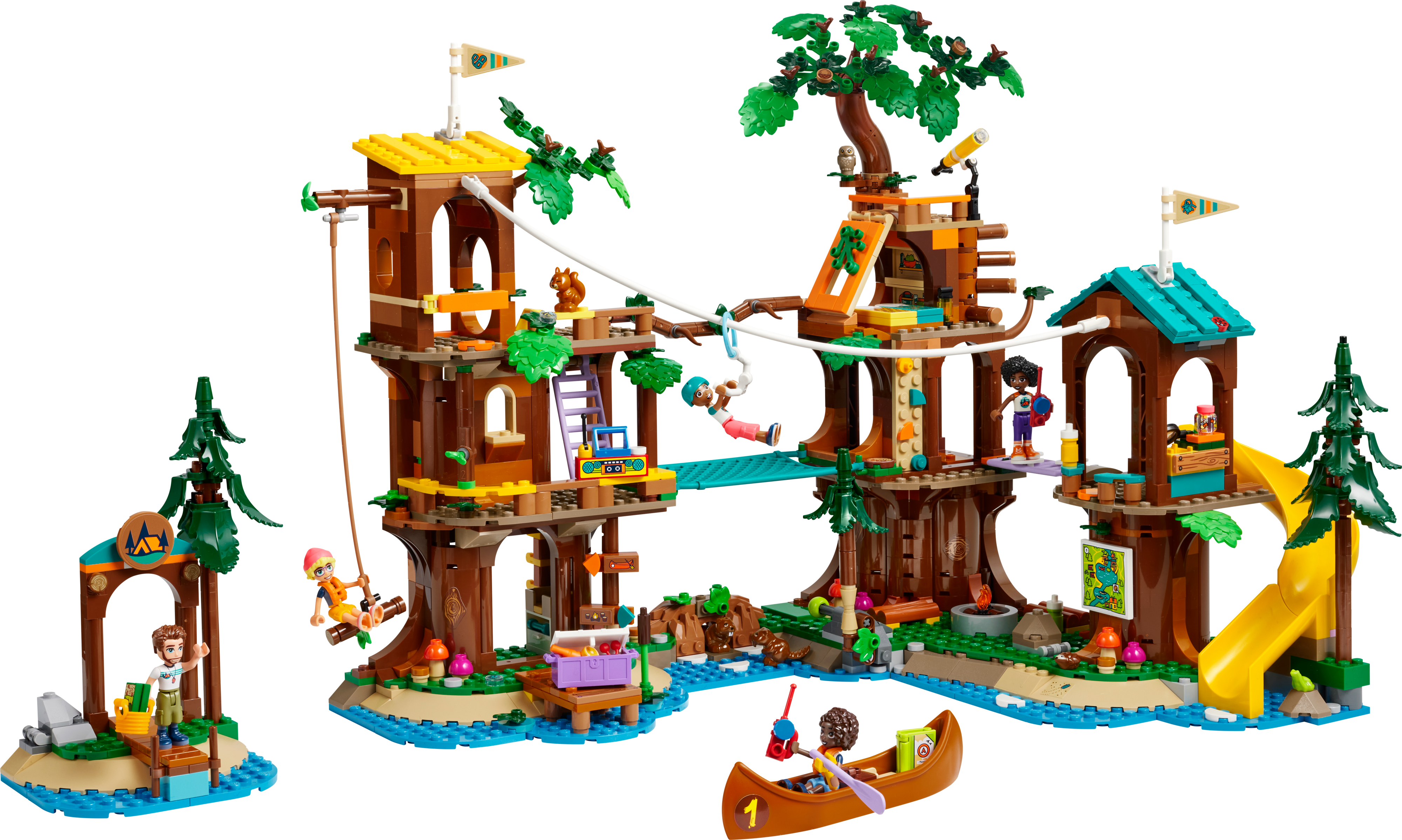 Конструктор LEGO Friends Домик на дереве в приключенческом лагере 42631 фото 4
