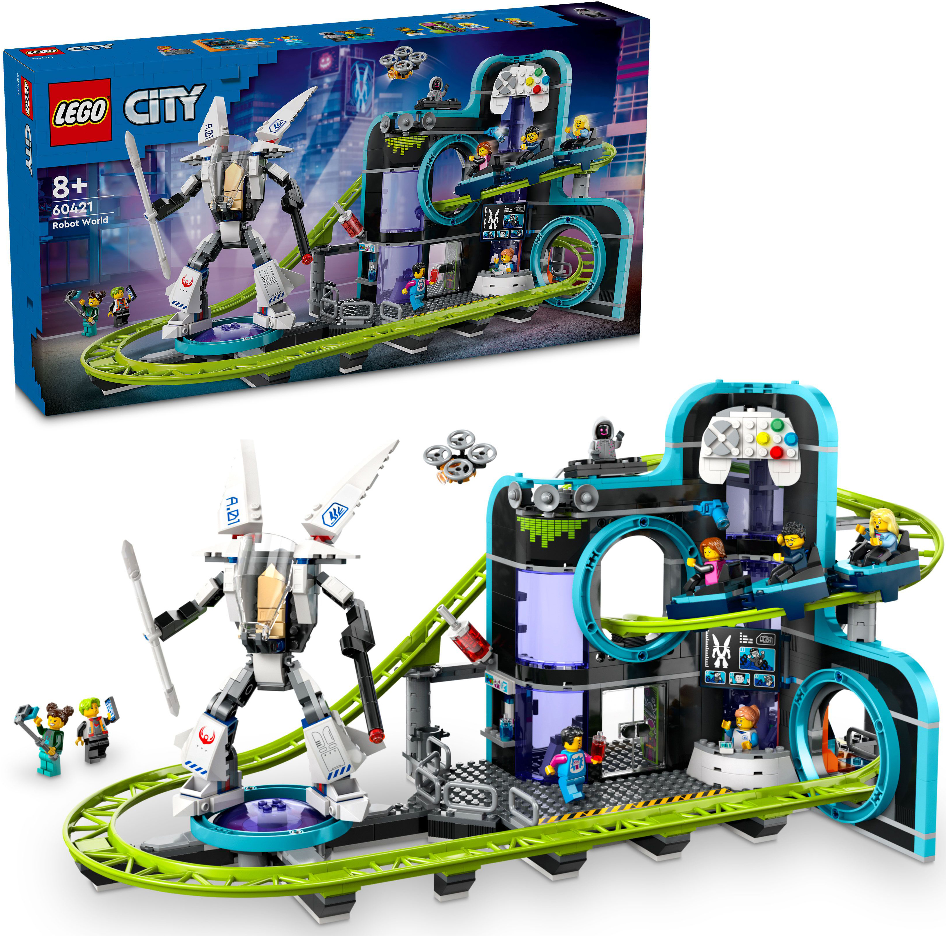 Конструктор LEGO City Парк развлечений «Мир роботов» 60421фото10