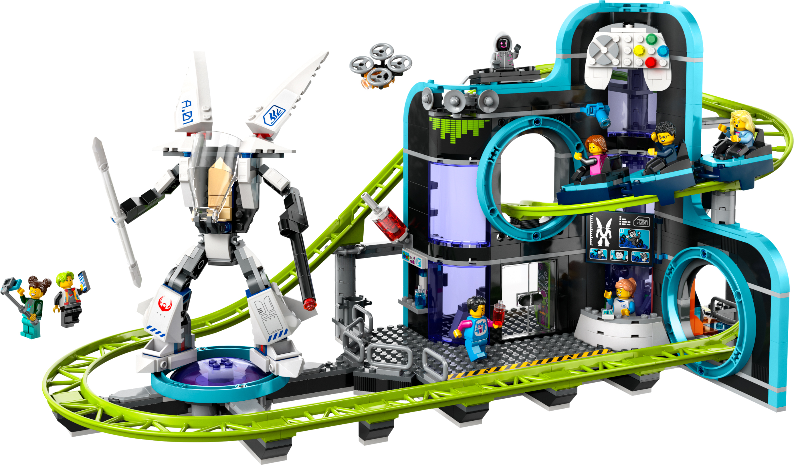 Конструктор LEGO City Парк развлечений «Мир роботов» 60421 фото 5