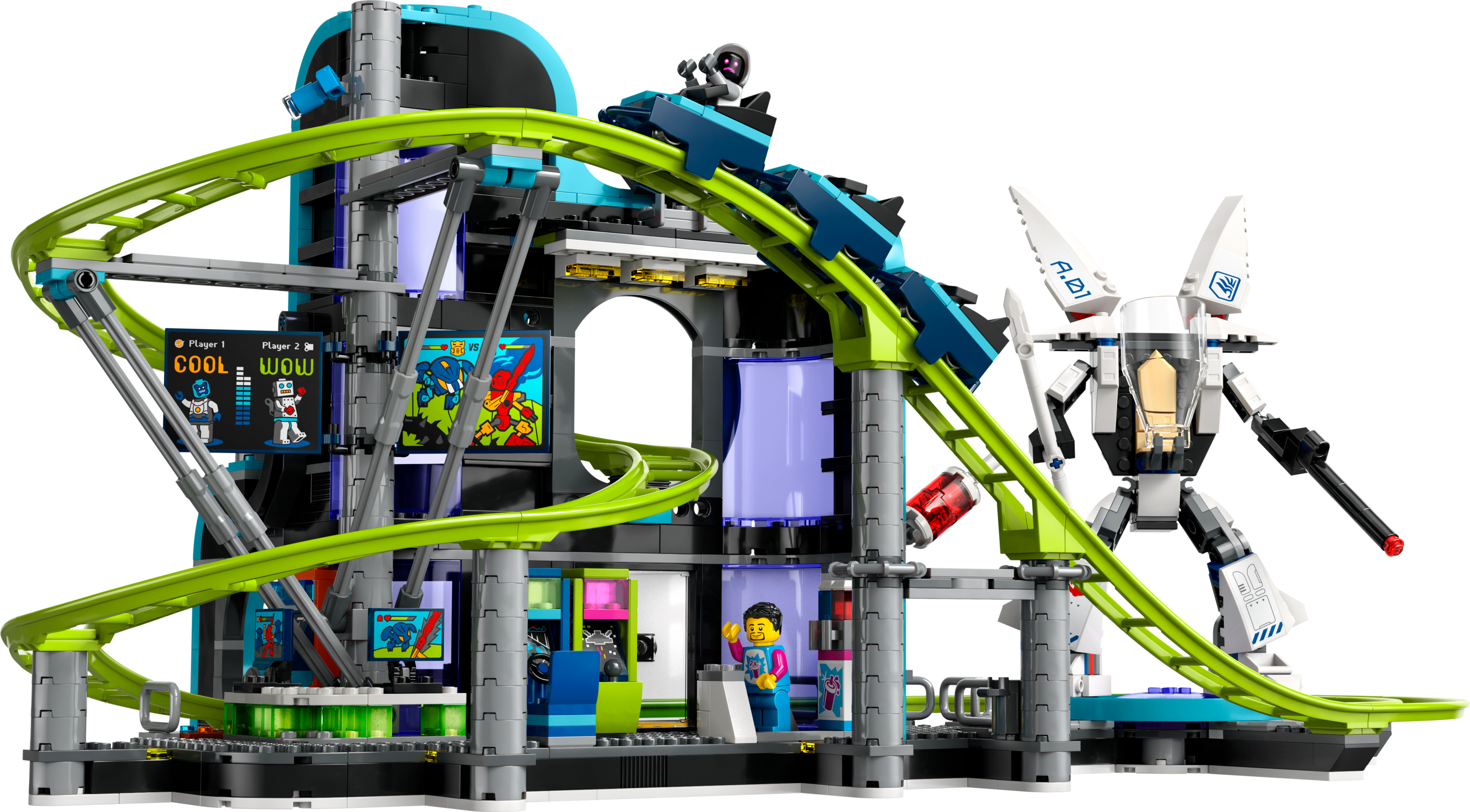Конструктор LEGO City Парк развлечений «Мир роботов» 60421фото4