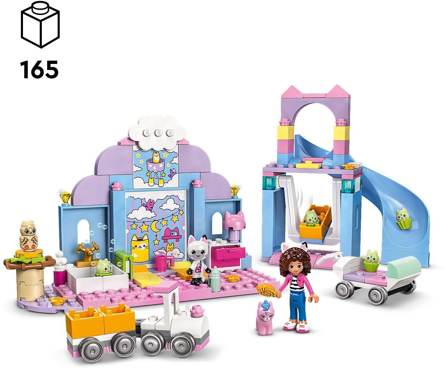 LEGO 10796 Gabby's Dollhouse Мини-кото-ясли Габби фото 2