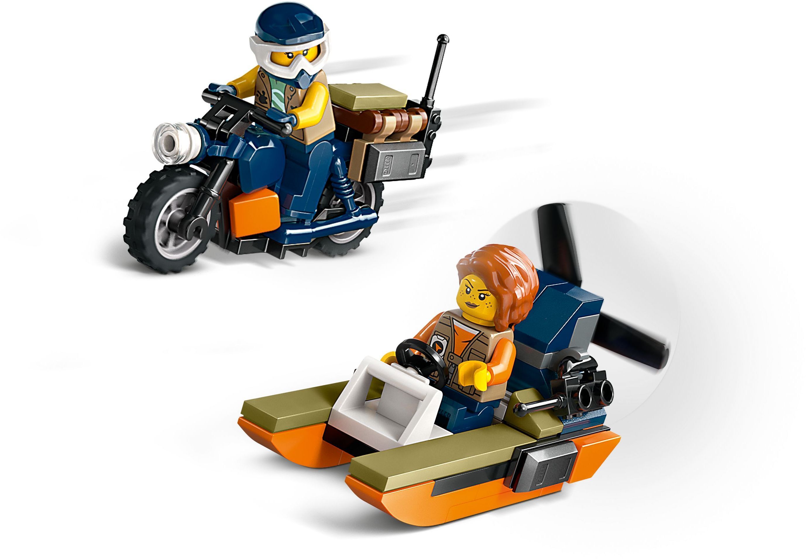 LEGO 60437 City Вертолет в базовом лагере для исследования джунглей фото 6