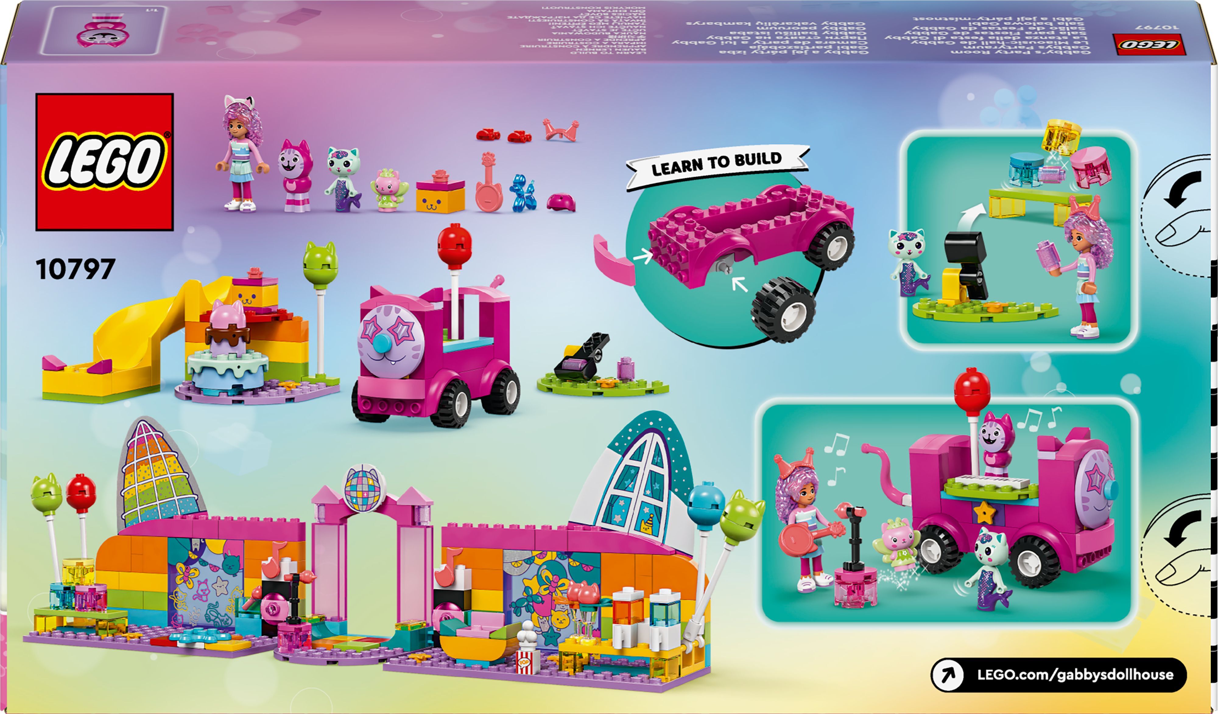 LEGO 10797 Gabby's Dollhouse Праздничная комната Габби фото 12