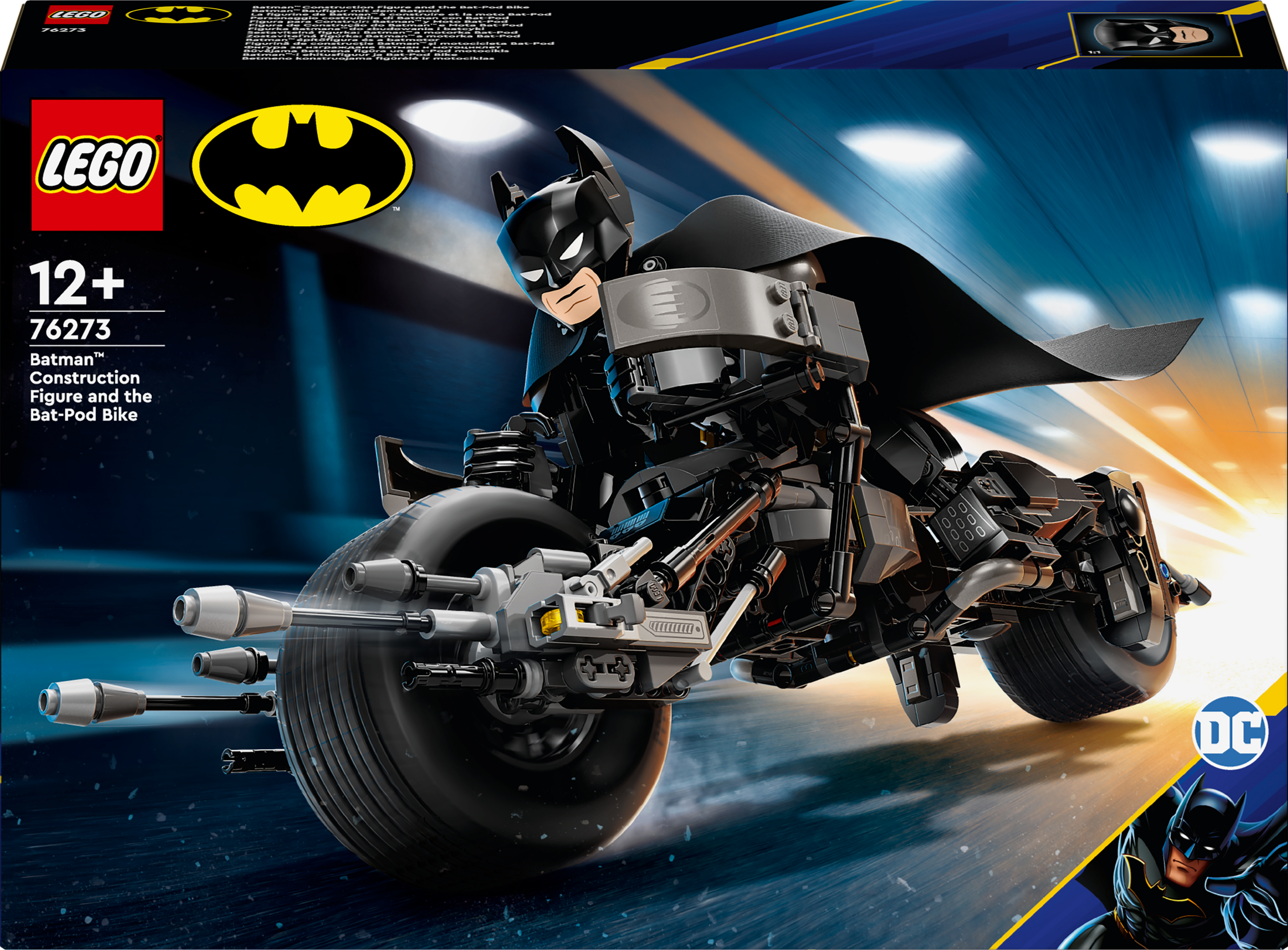 Конструктор LEGO Batman Фігурка Бетмена для прибирання та бетцикл 76273фото2