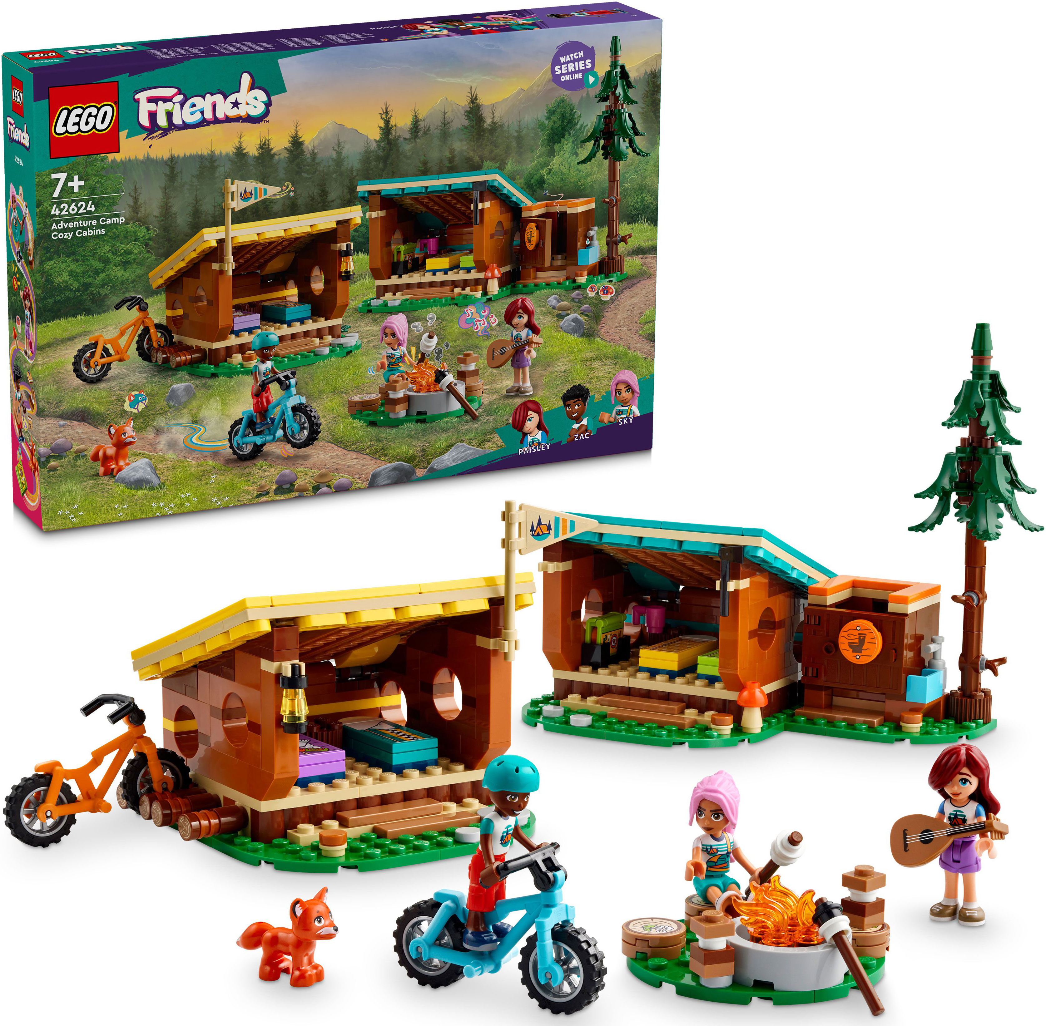 Конструктор LEGO Friends Уютные домики в приключенческом лагере 42624 фото 12