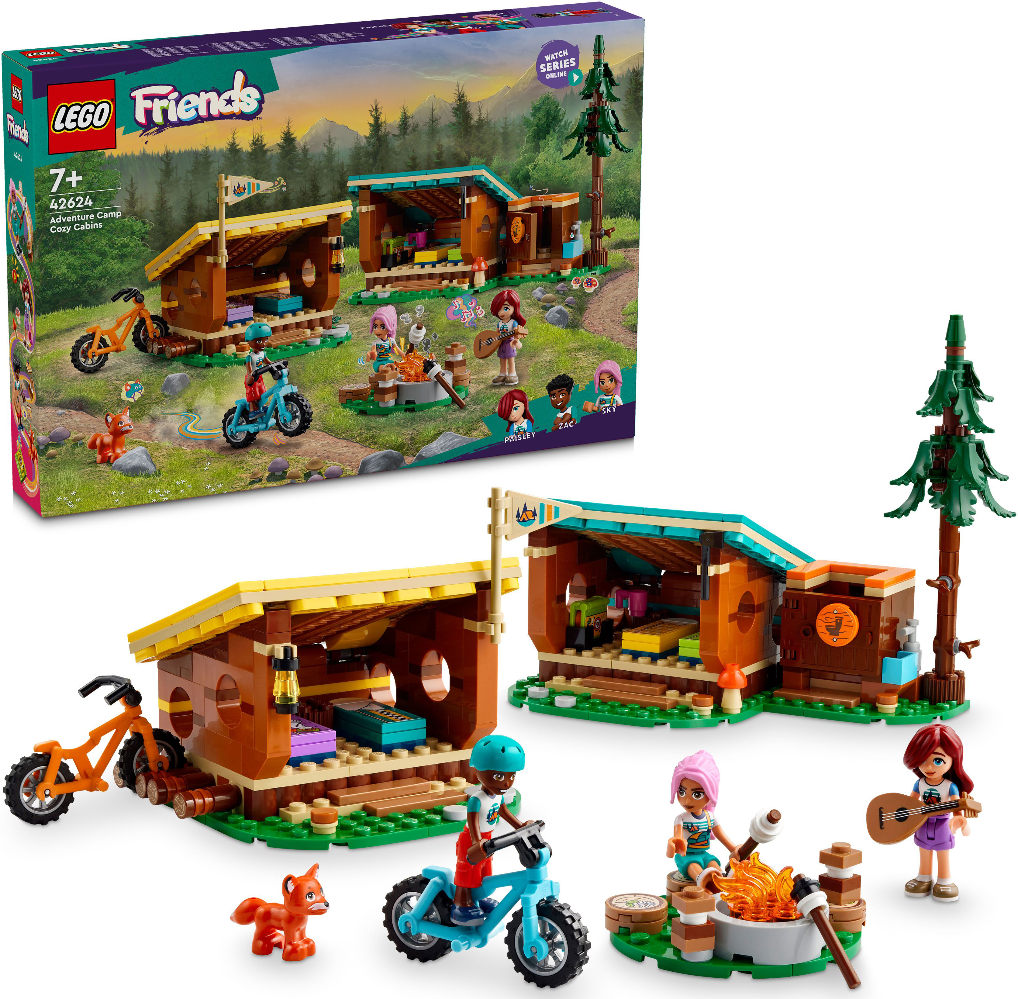 Конструктор LEGO Friends Затишні будиночки у пригодницькому таборі 42624фото12