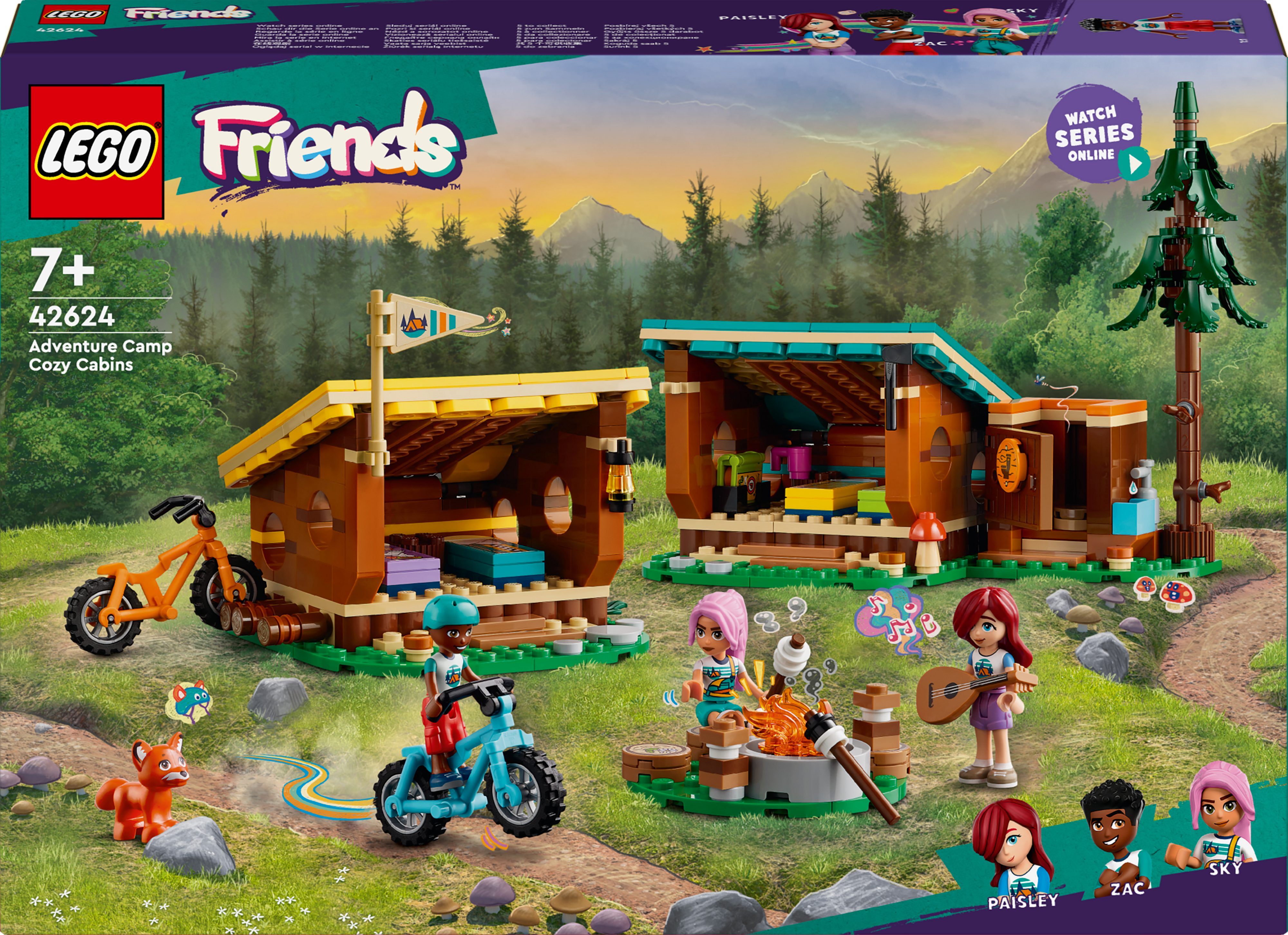 Конструктор LEGO Friends Уютные домики в приключенческом лагере 42624 фото 2