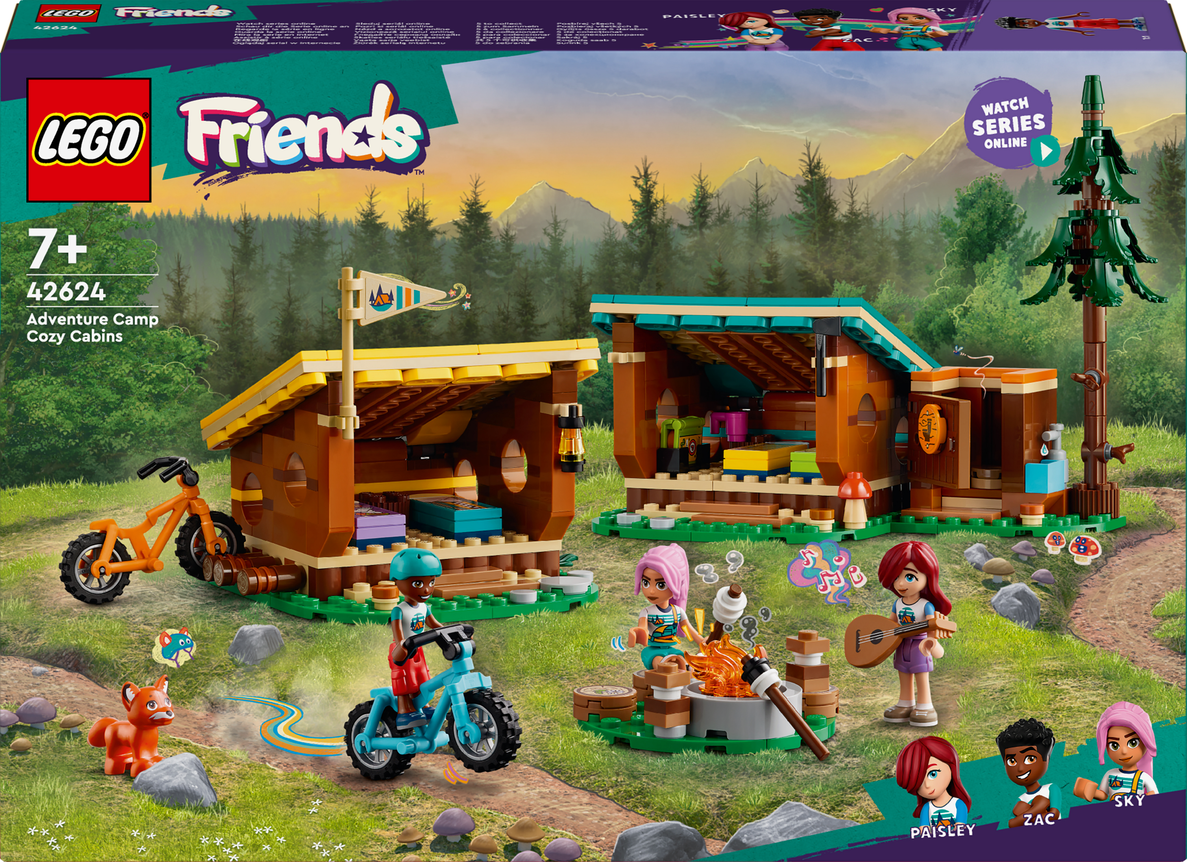 Конструктор LEGO Friends Затишні будиночки у пригодницькому таборі 42624фото2