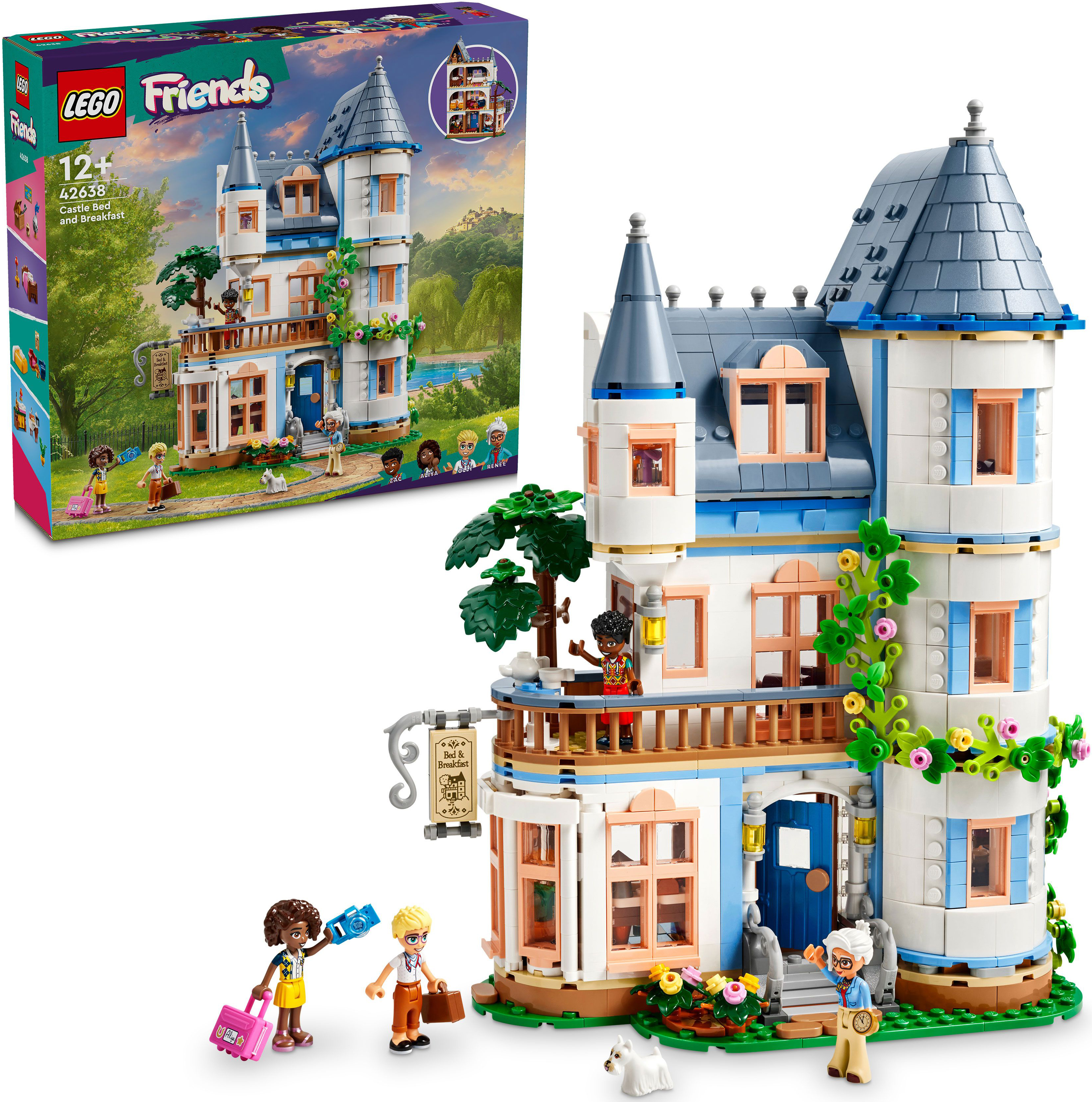 Конструктор LEGO 42638 Friends Замковий готель «Ночівка та сніданок»фото18
