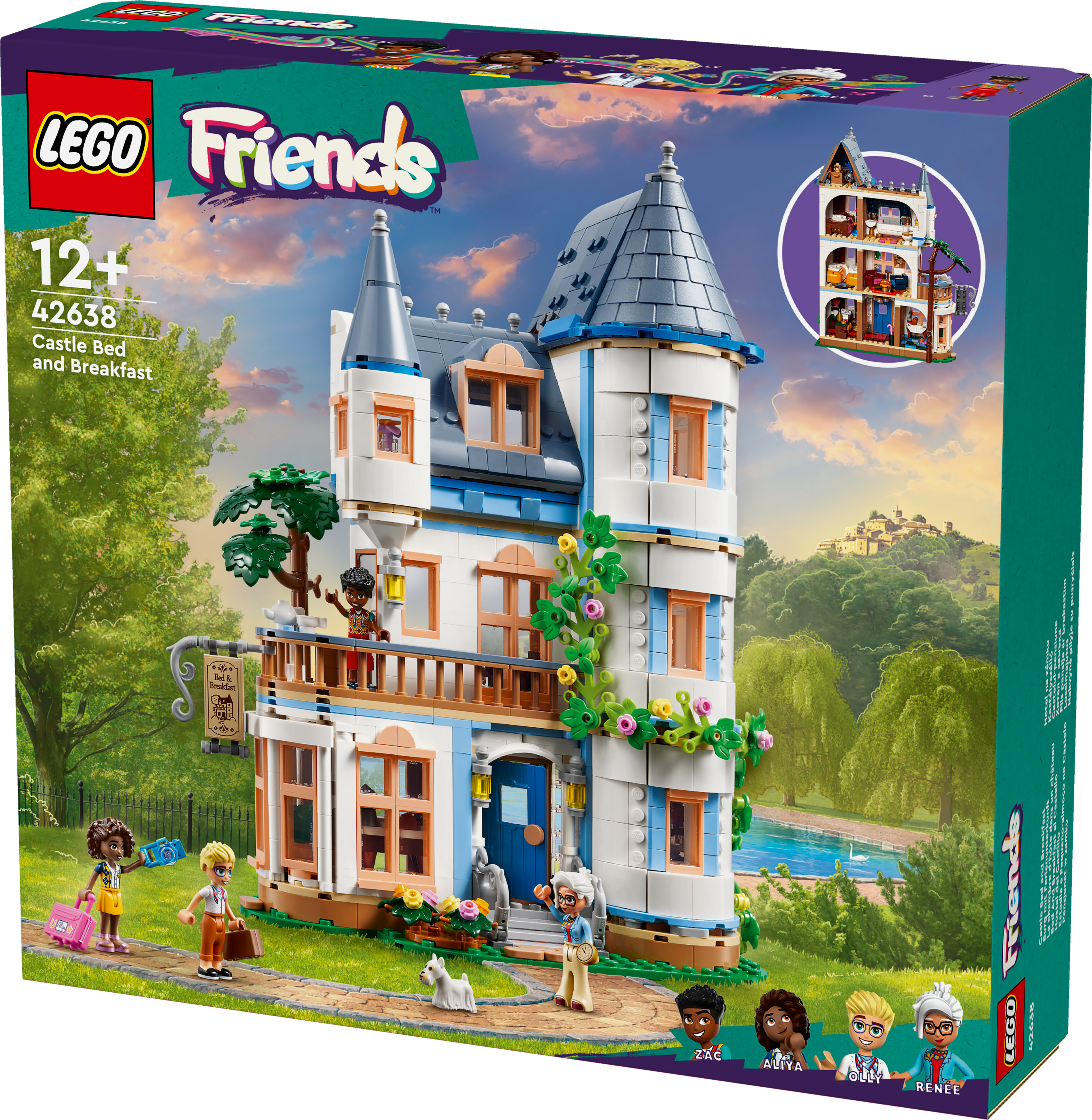 Конструктор LEGO 42638 Friends Замковый отель «Ночевка и завтрак» фото 3