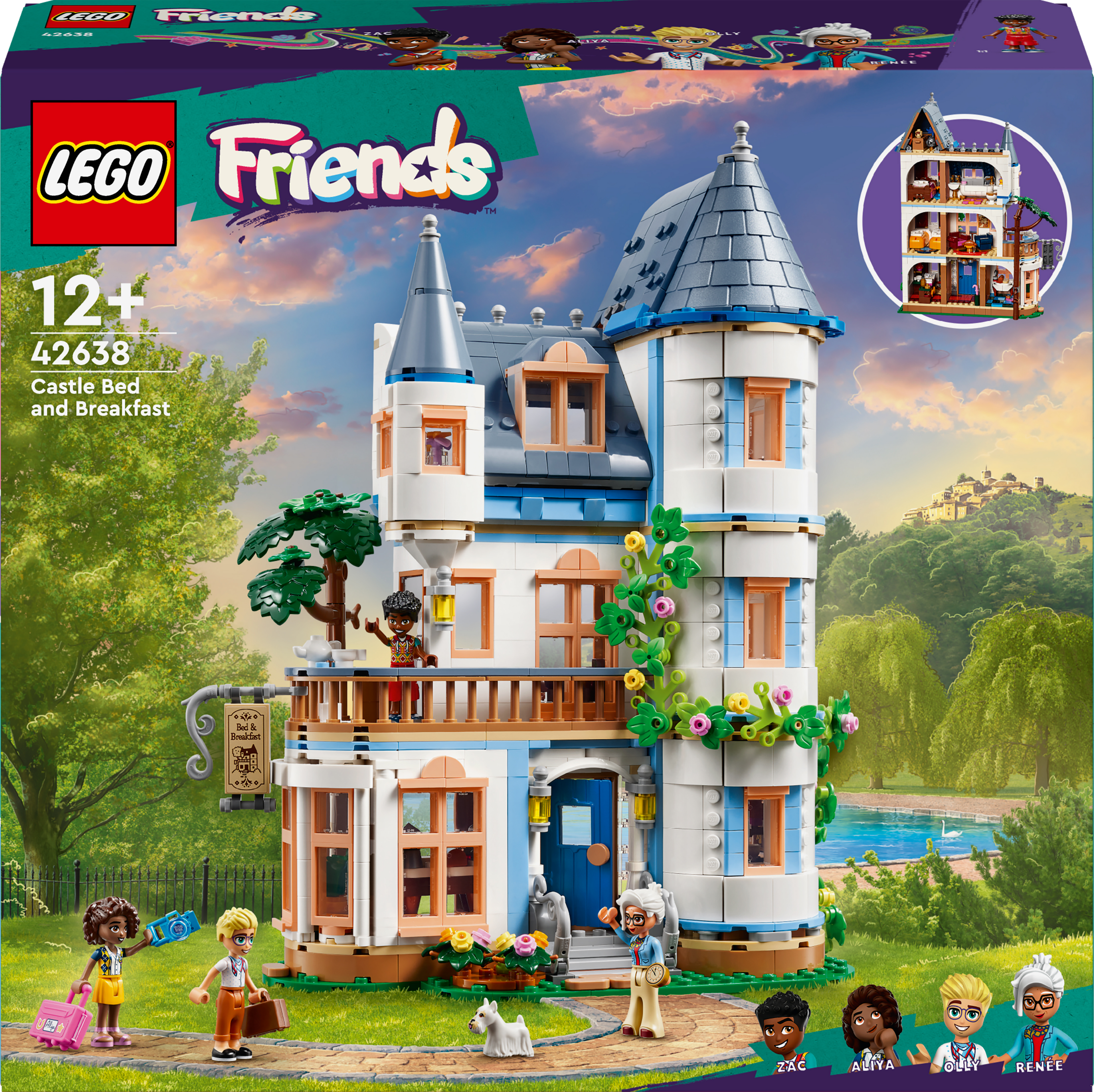 Конструктор LEGO 42638 Friends Замковый отель «Ночевка и завтрак» фото 2