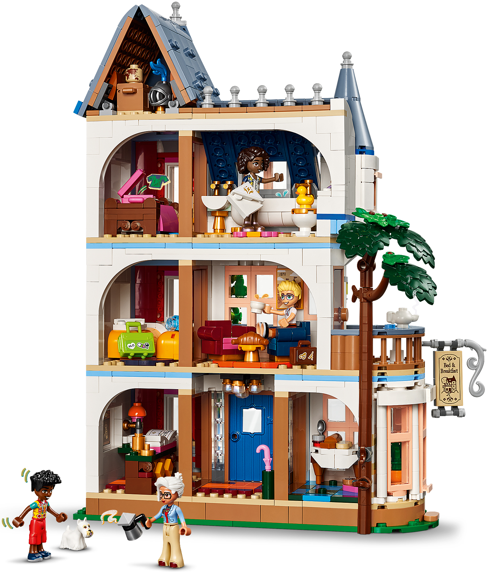 Конструктор LEGO 42638 Friends Замковий готель «Ночівка та сніданок»фото4