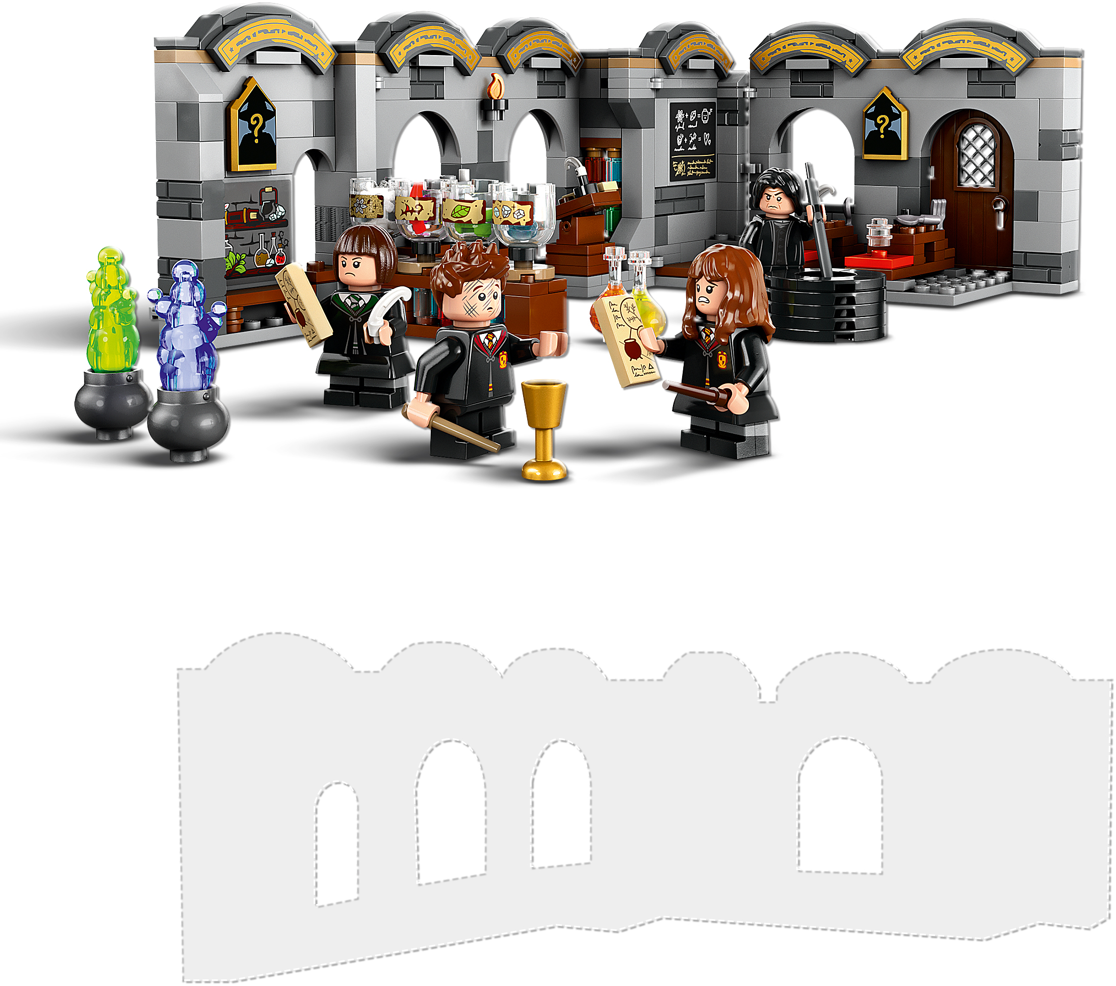 Конструктор LEGO 76431 Harry Potter Замок Говартс: Урок зельеварения фото 7