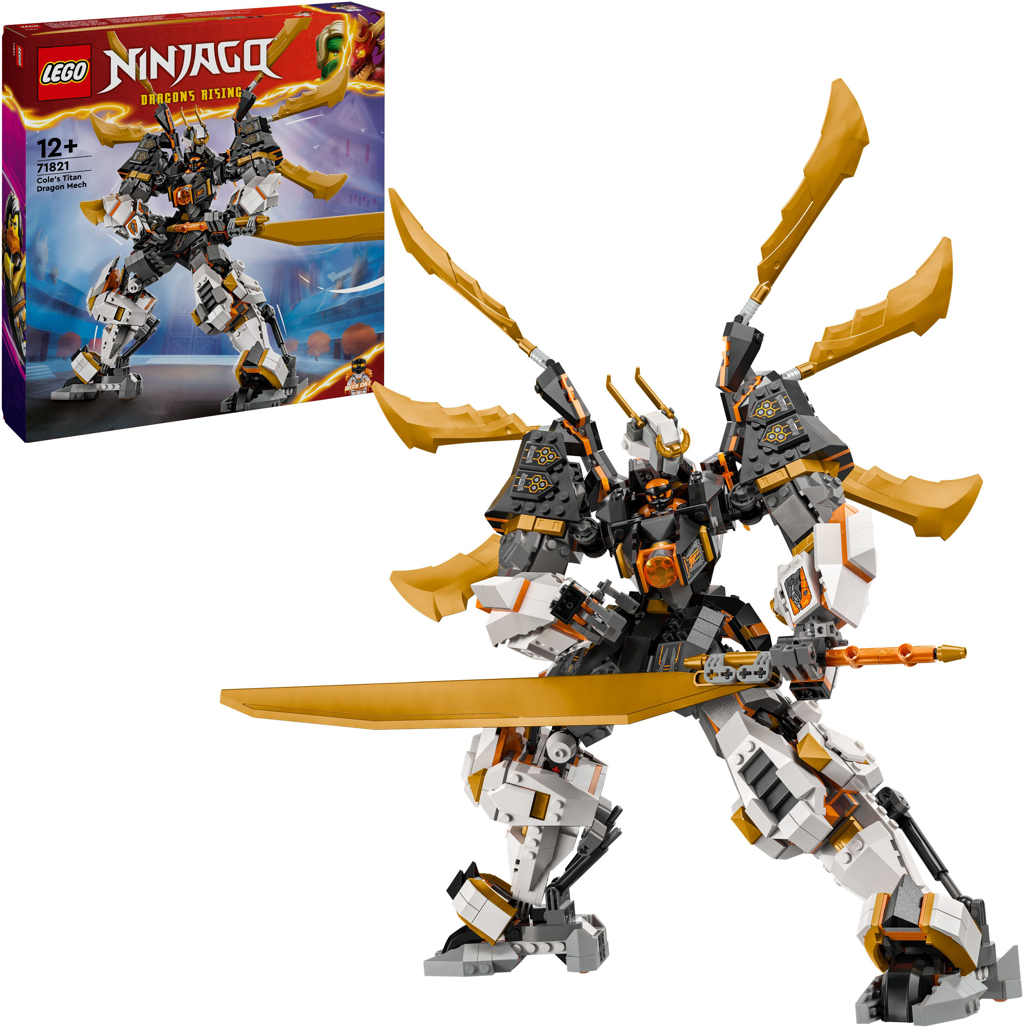 Конструктор LEGO NINJAGO Драконовый робот-титан Коула 71821 фото 10