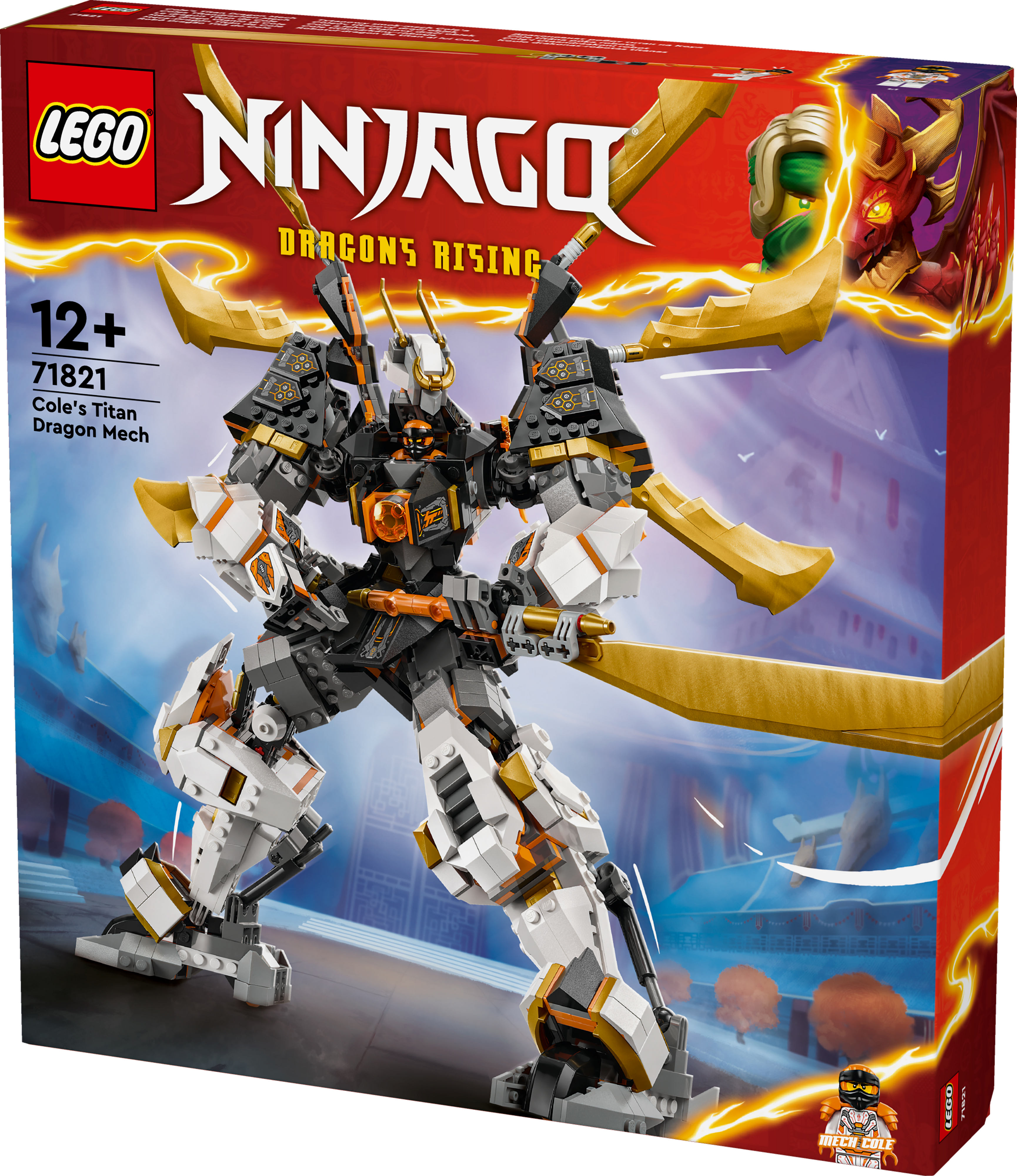 Конструктор LEGO NINJAGO Драконовый робот-титан Коула 71821 фото 3