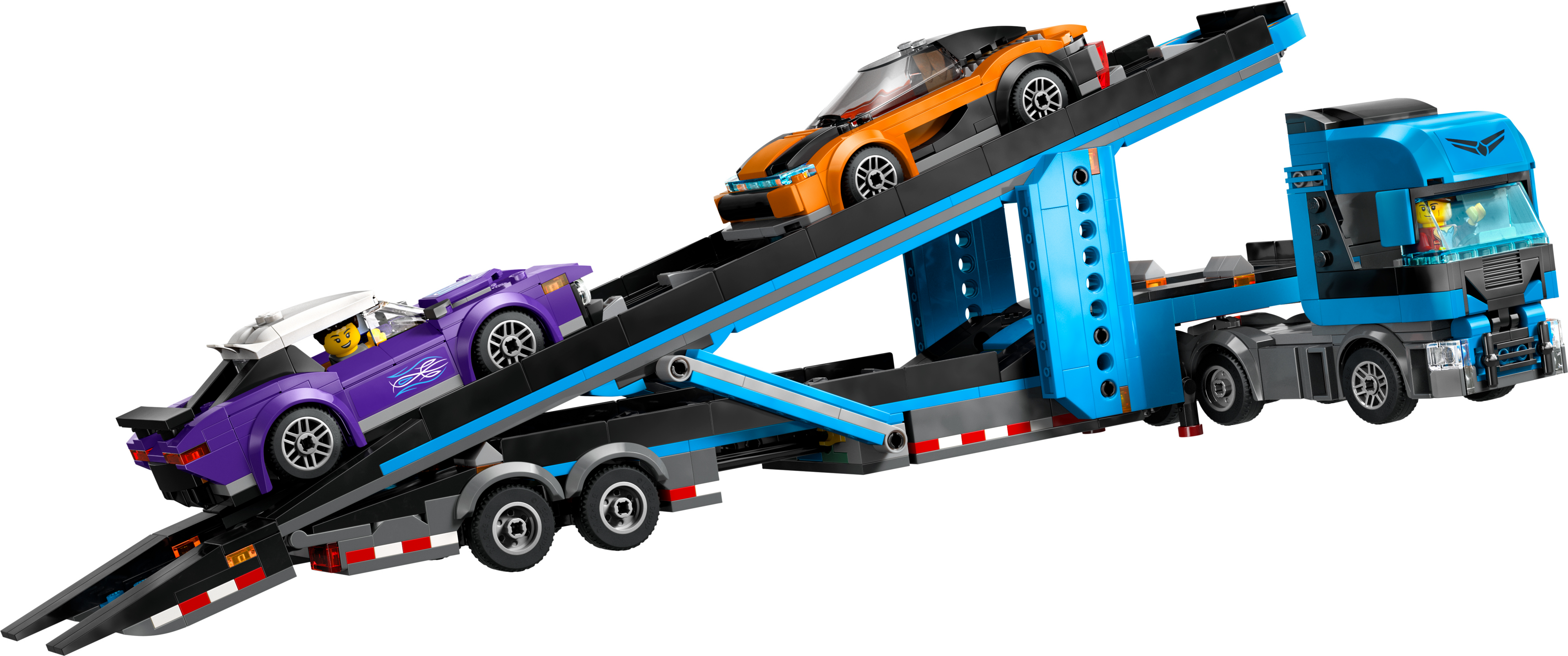 Конструктор LEGO City Грузовик-транспортьор со спортивными авто 60408 фото 5