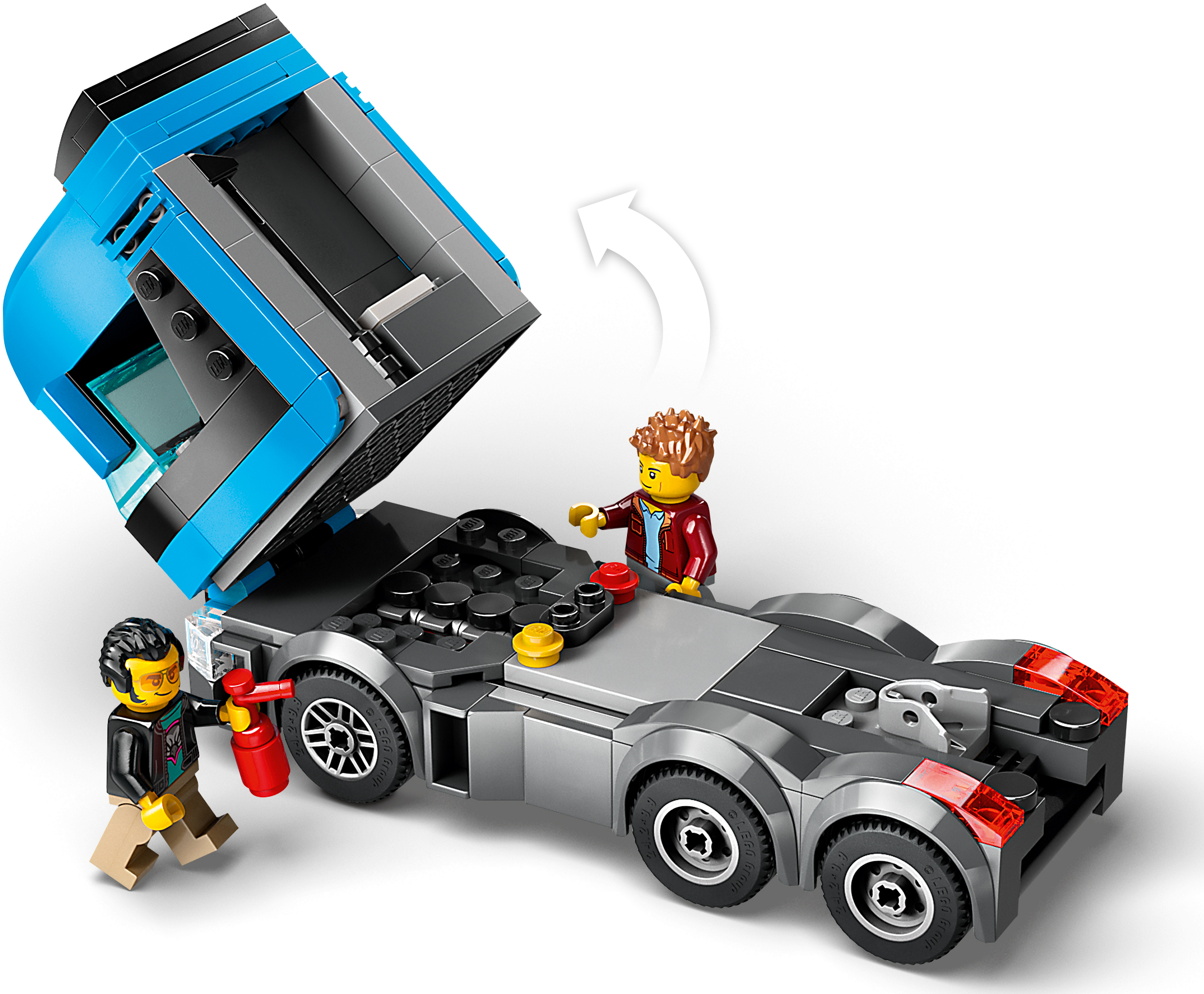 Конструктор LEGO City Грузовик-транспортьор со спортивными авто 60408 фото 9