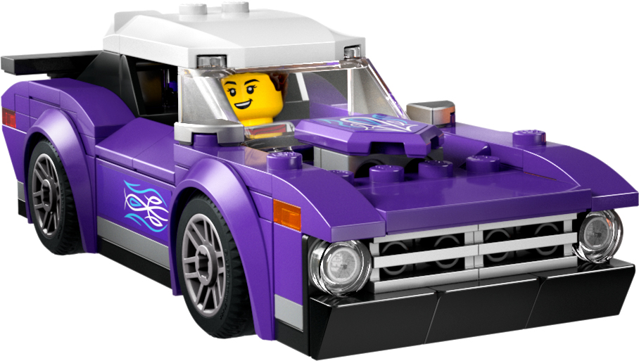 Конструктор LEGO City Грузовик-транспортьор со спортивными авто 60408 фото 15
