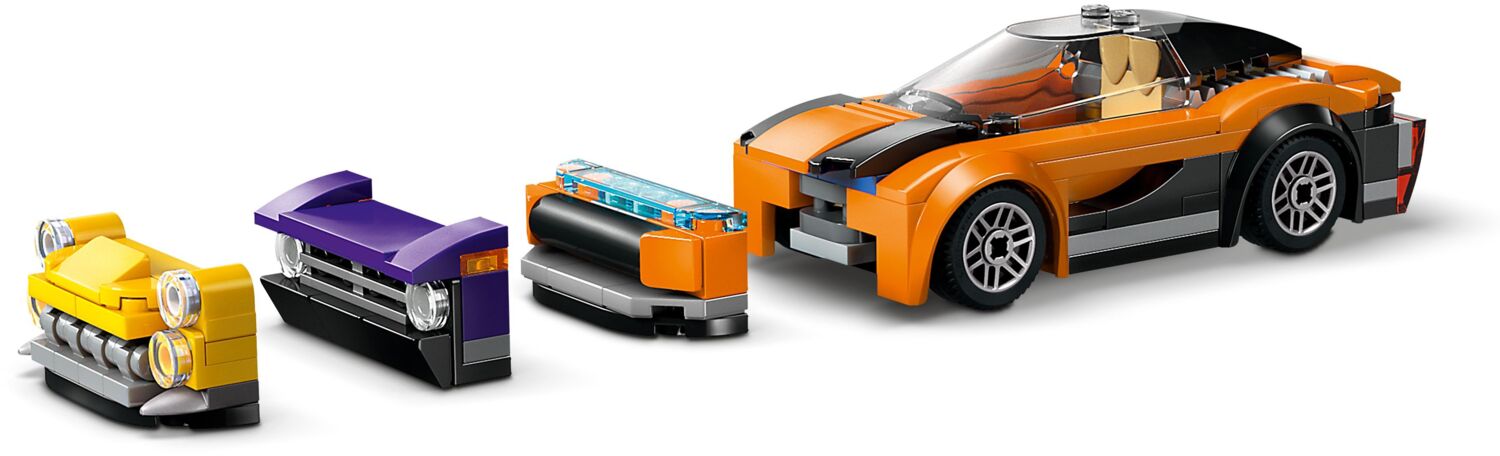 LEGO 60408 City Вантажівка-транспортер зі спортивними автофото