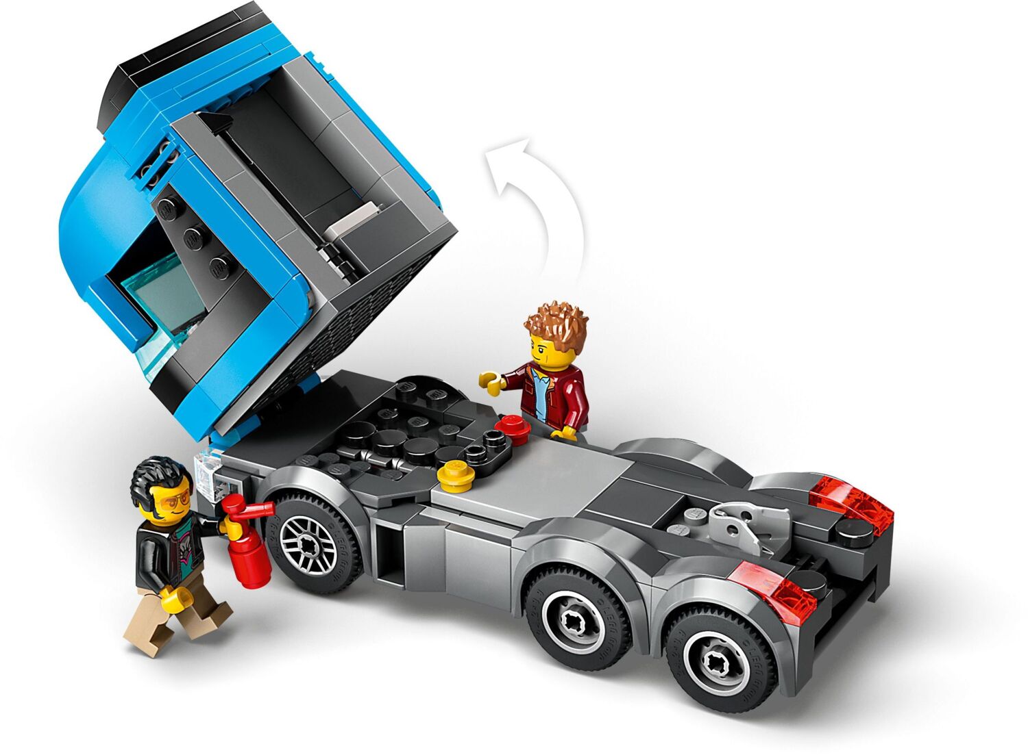 LEGO 60408 City Вантажівка-транспортер зі спортивними автофото