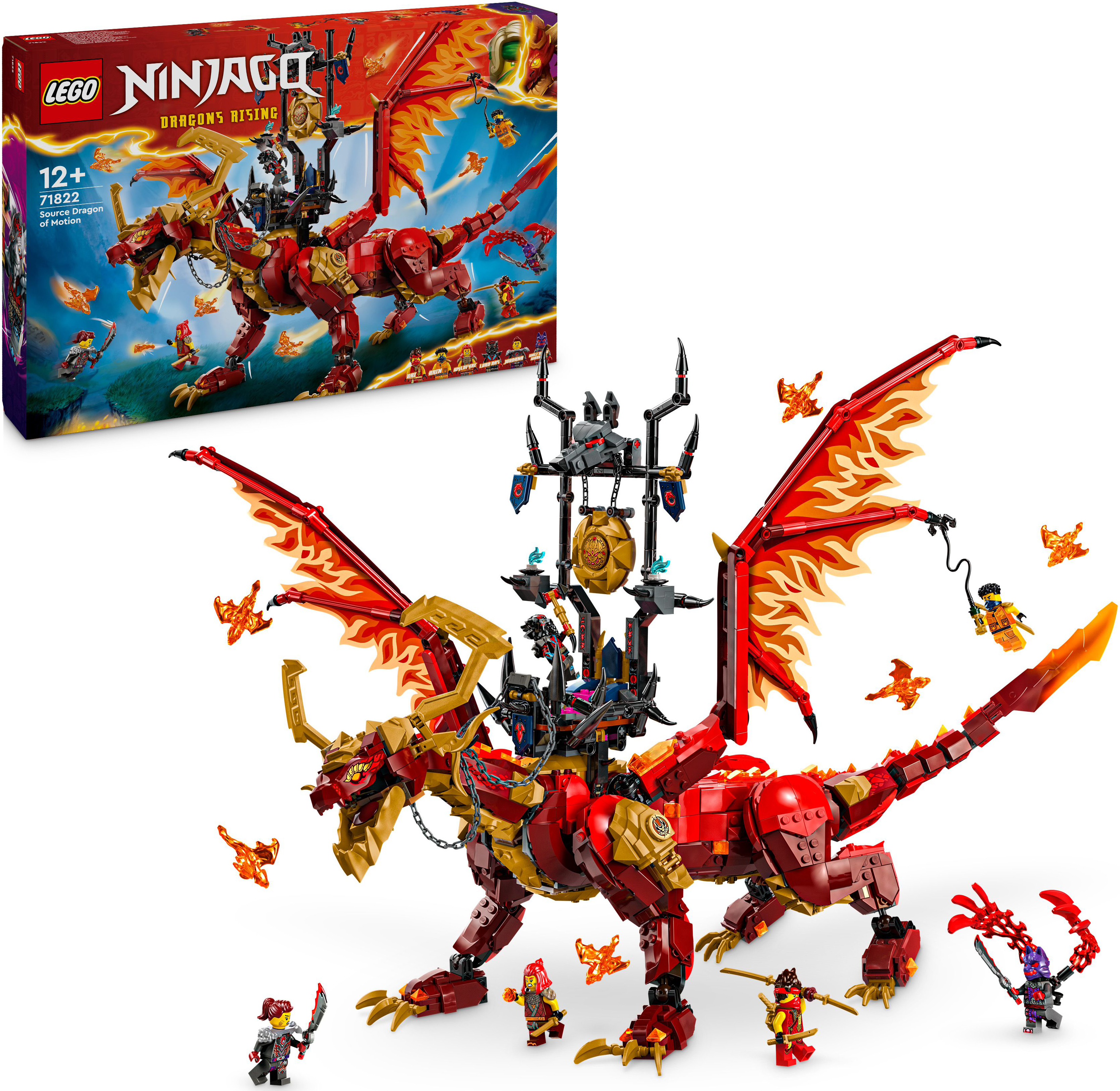 Конструктор LEGO NINJAGO Перводракон движения 71822 фото 16