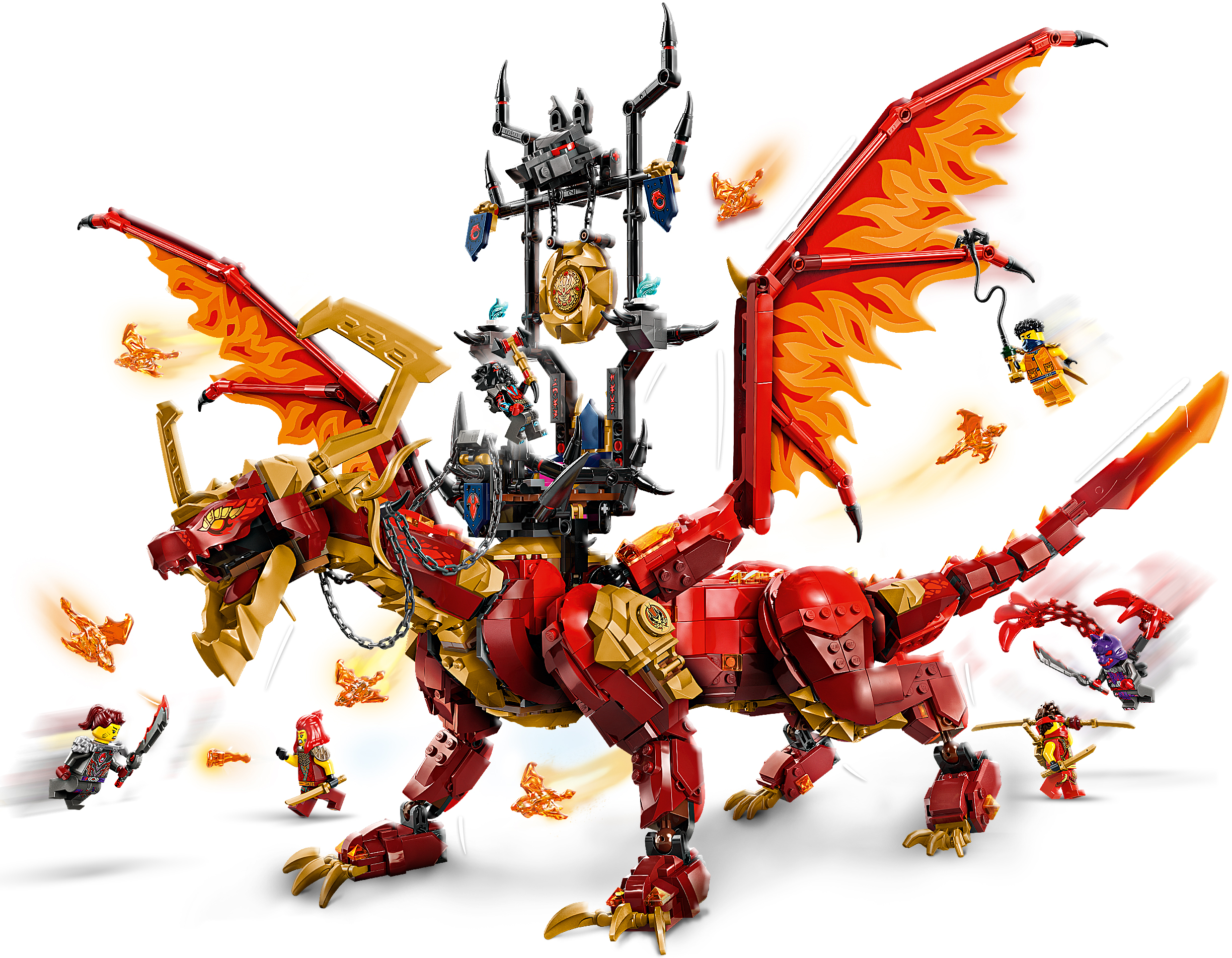 Конструктор LEGO NINJAGO Перводракон движения 71822 фото 5