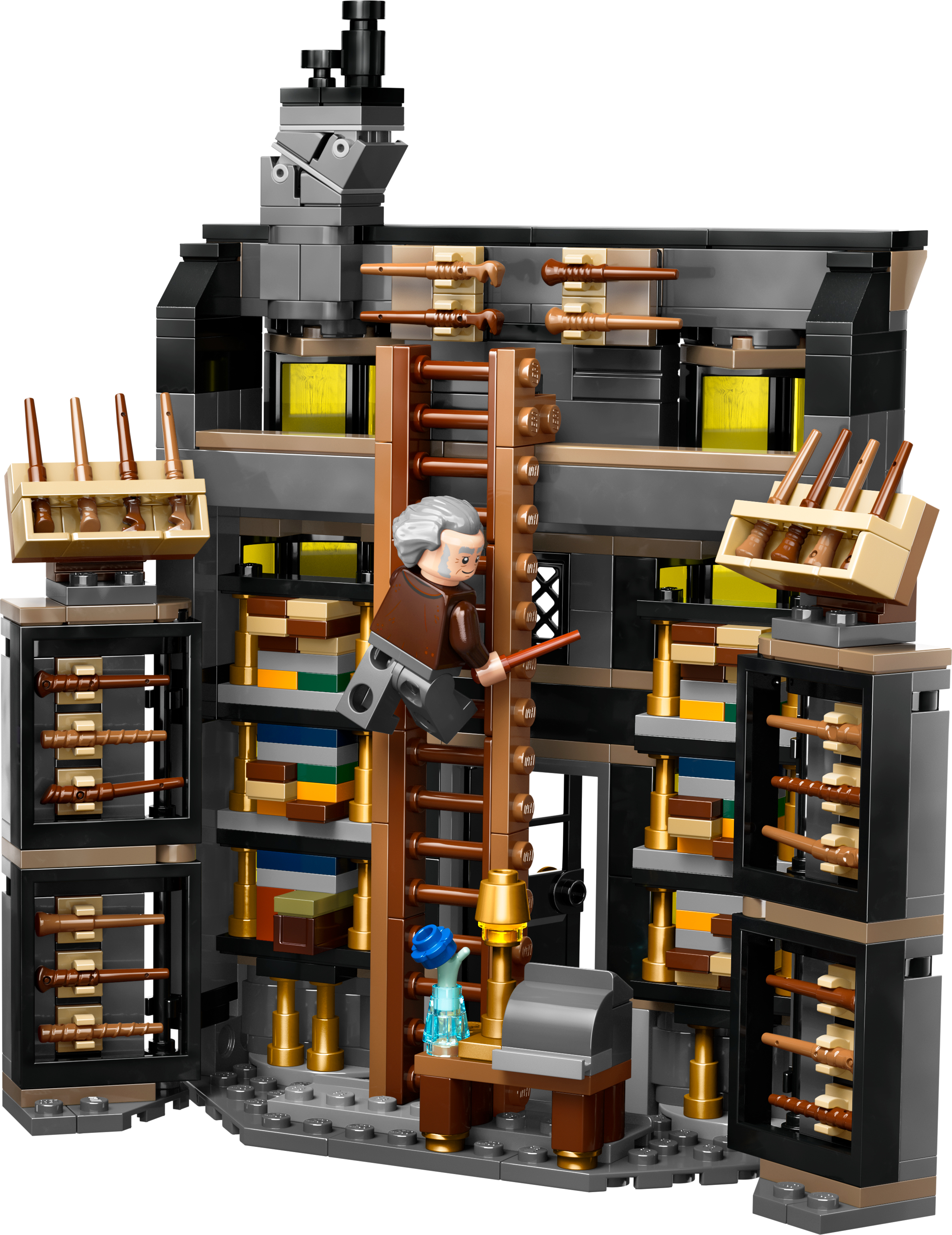 Конструктор LEGO 76439 Harry Potter Магазини Олівандера та мантій від Мадам Малкінфото6