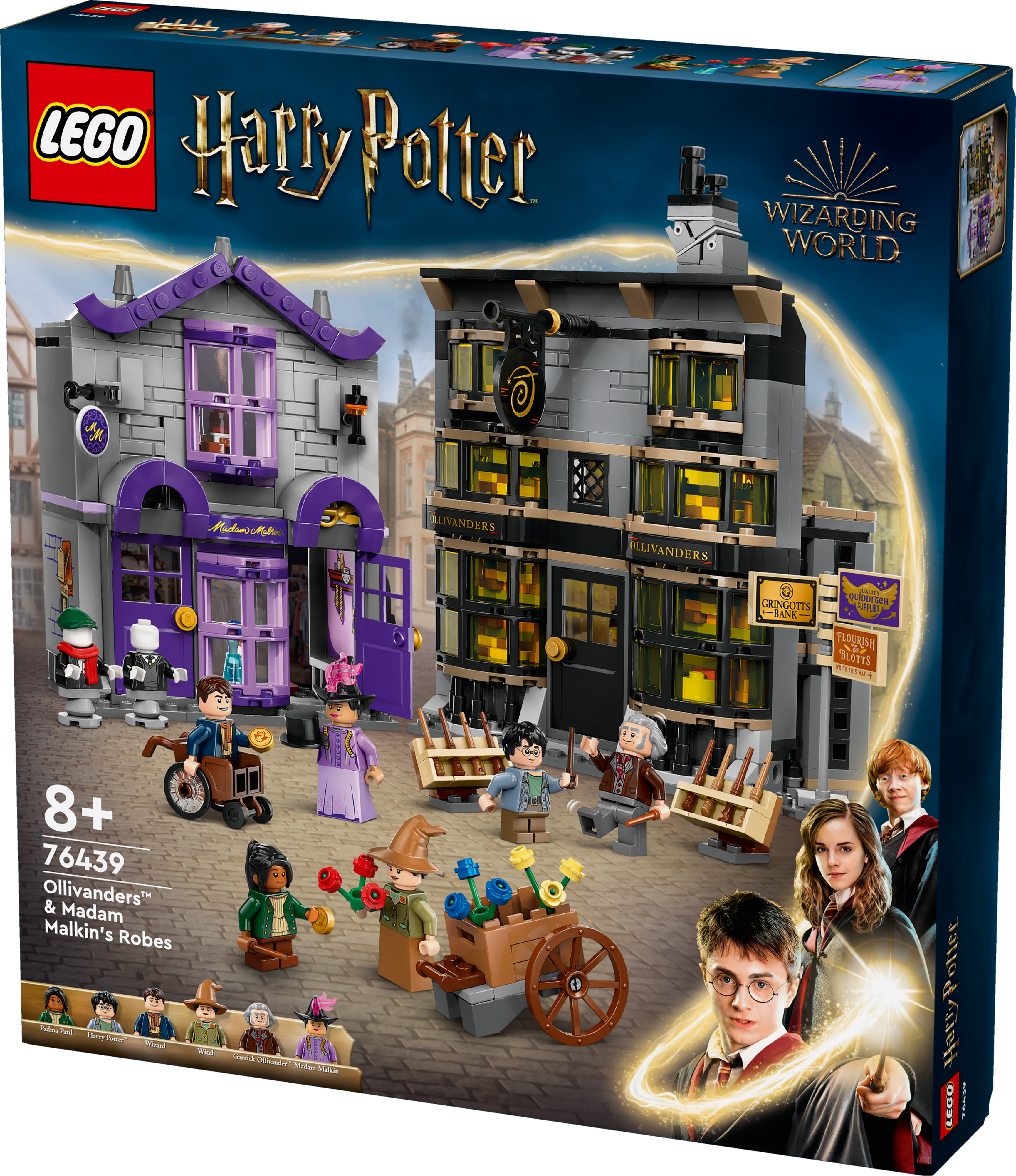 Конструктор LEGO 76439 Harry Potter Магазини Олівандера та мантій від Мадам Малкінфото3