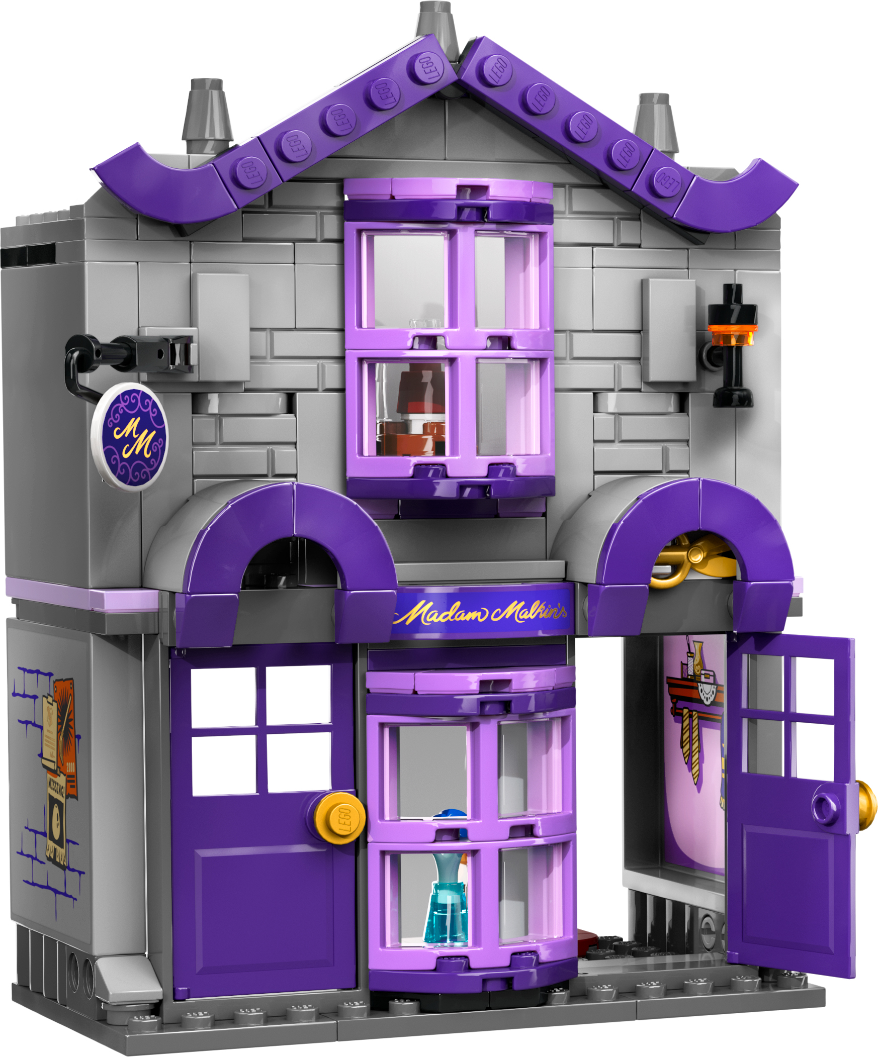 Конструктор LEGO 76439 Harry Potter Магазини Олівандера та мантій від Мадам Малкінфото10