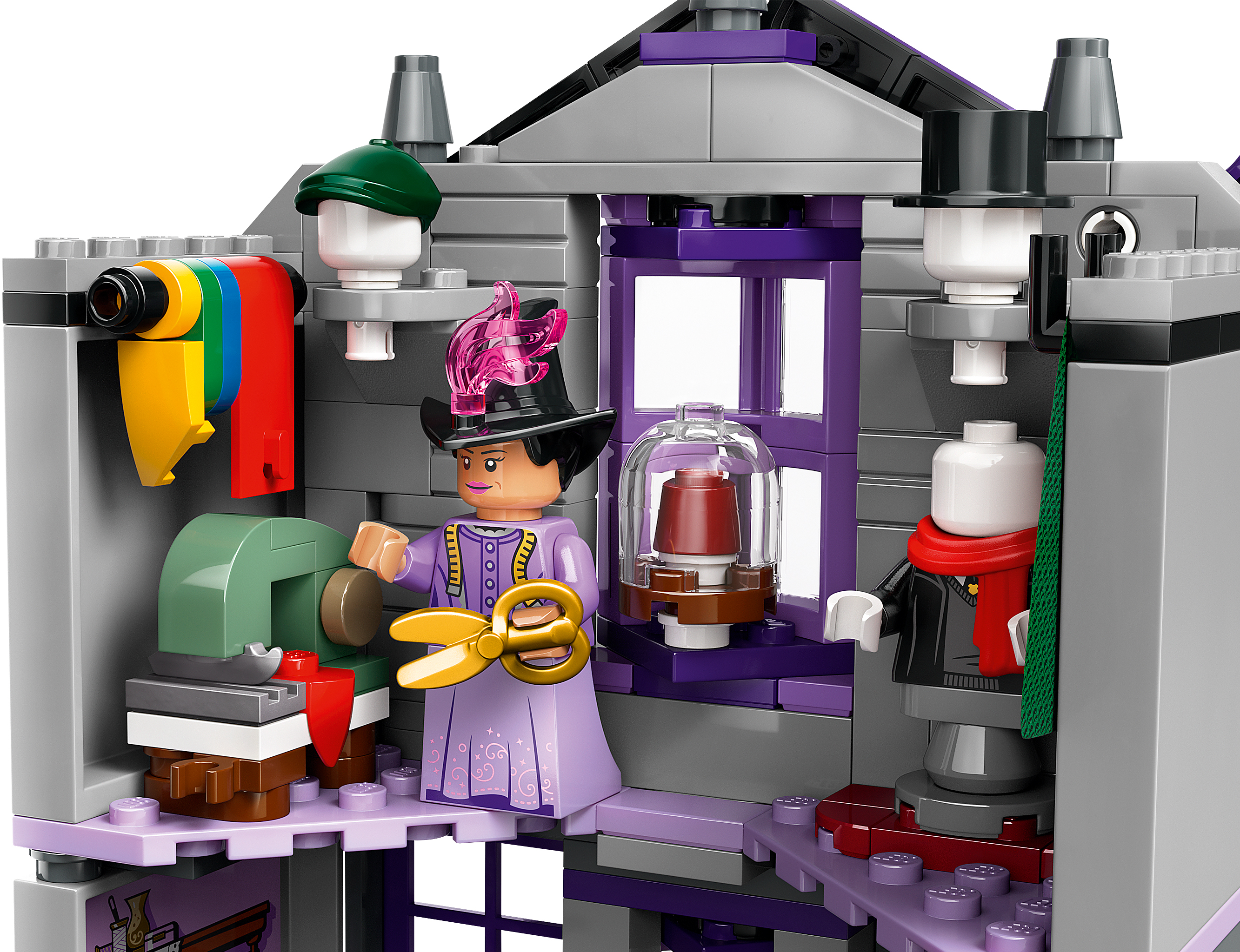 Конструктор LEGO 76439 Harry Potter Магазини Олівандера та мантій від Мадам Малкінфото11