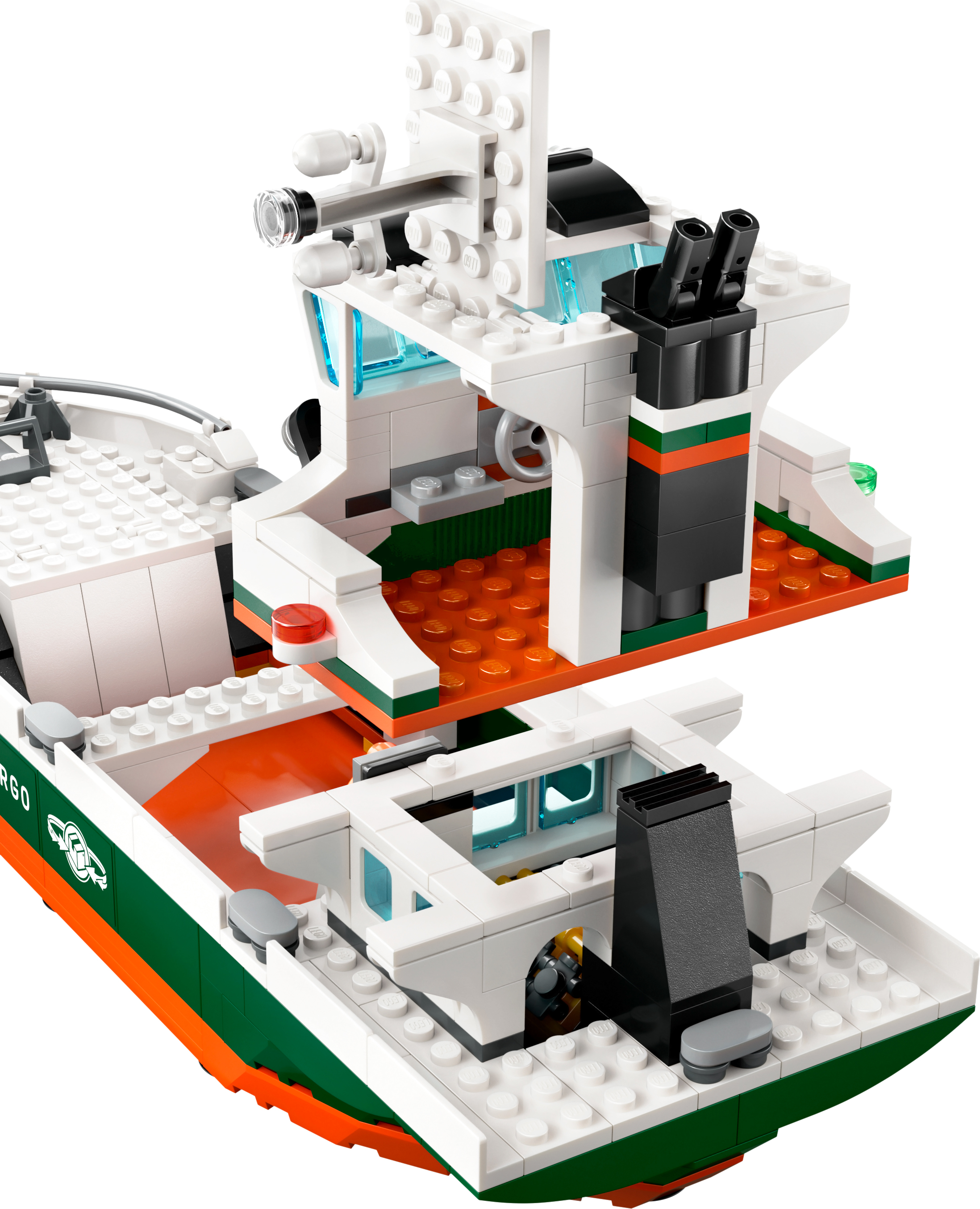 Конструктор LEGO 60422 City Морская гавань с грузовым судном фото 9