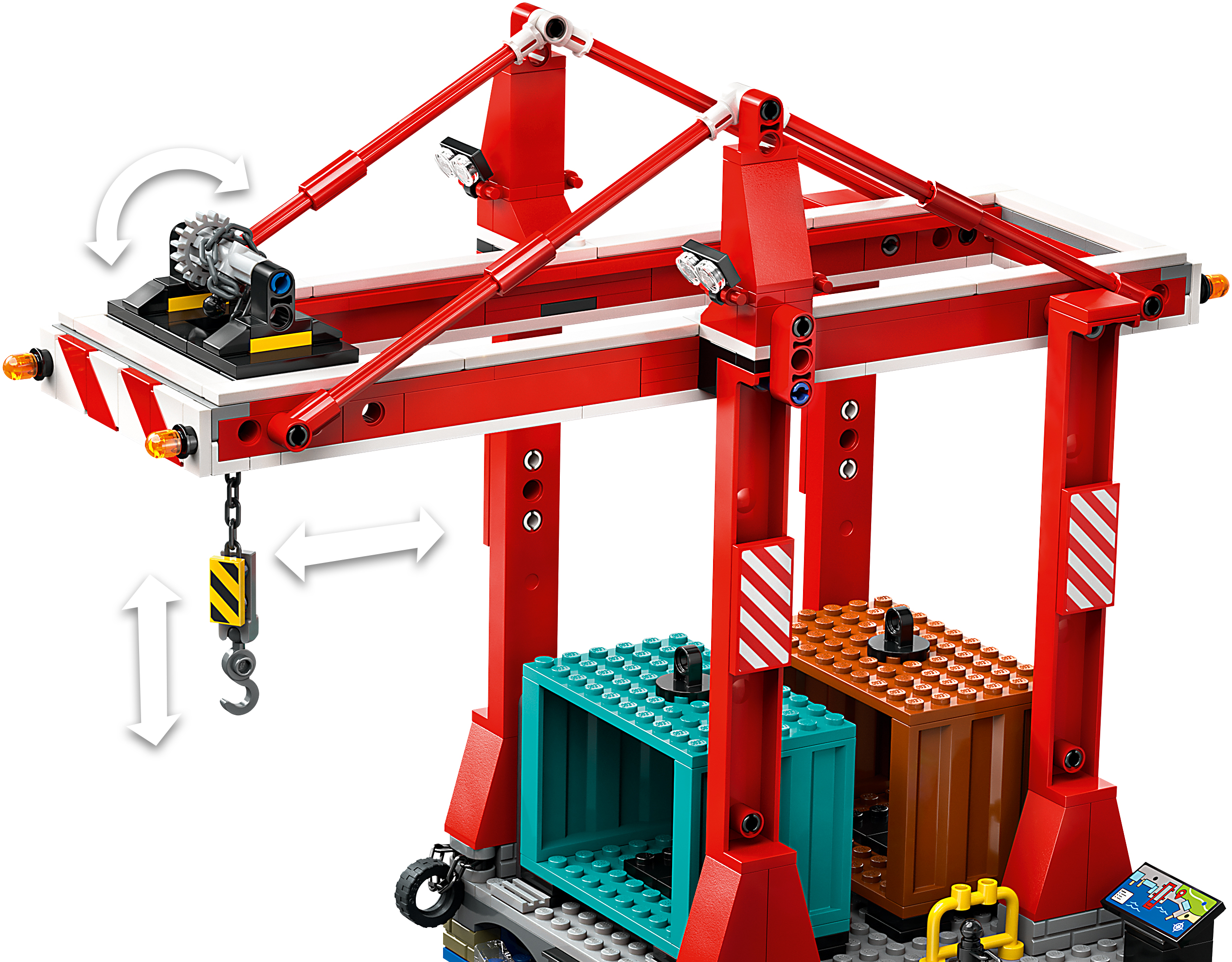 Конструктор LEGO 60422 City Морская гавань с грузовым судномфото7