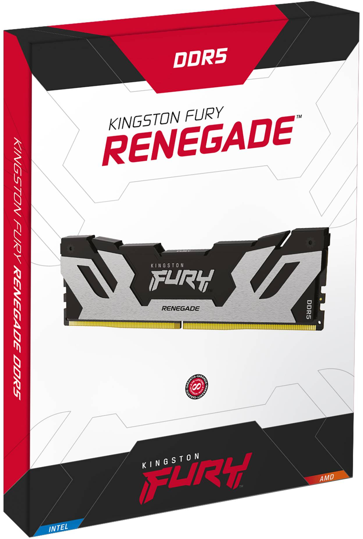 Память ПК Kingston DDR5 48GB 6400 FURY Renegade XMP Серебро (KF564C32RS-48) фото 3