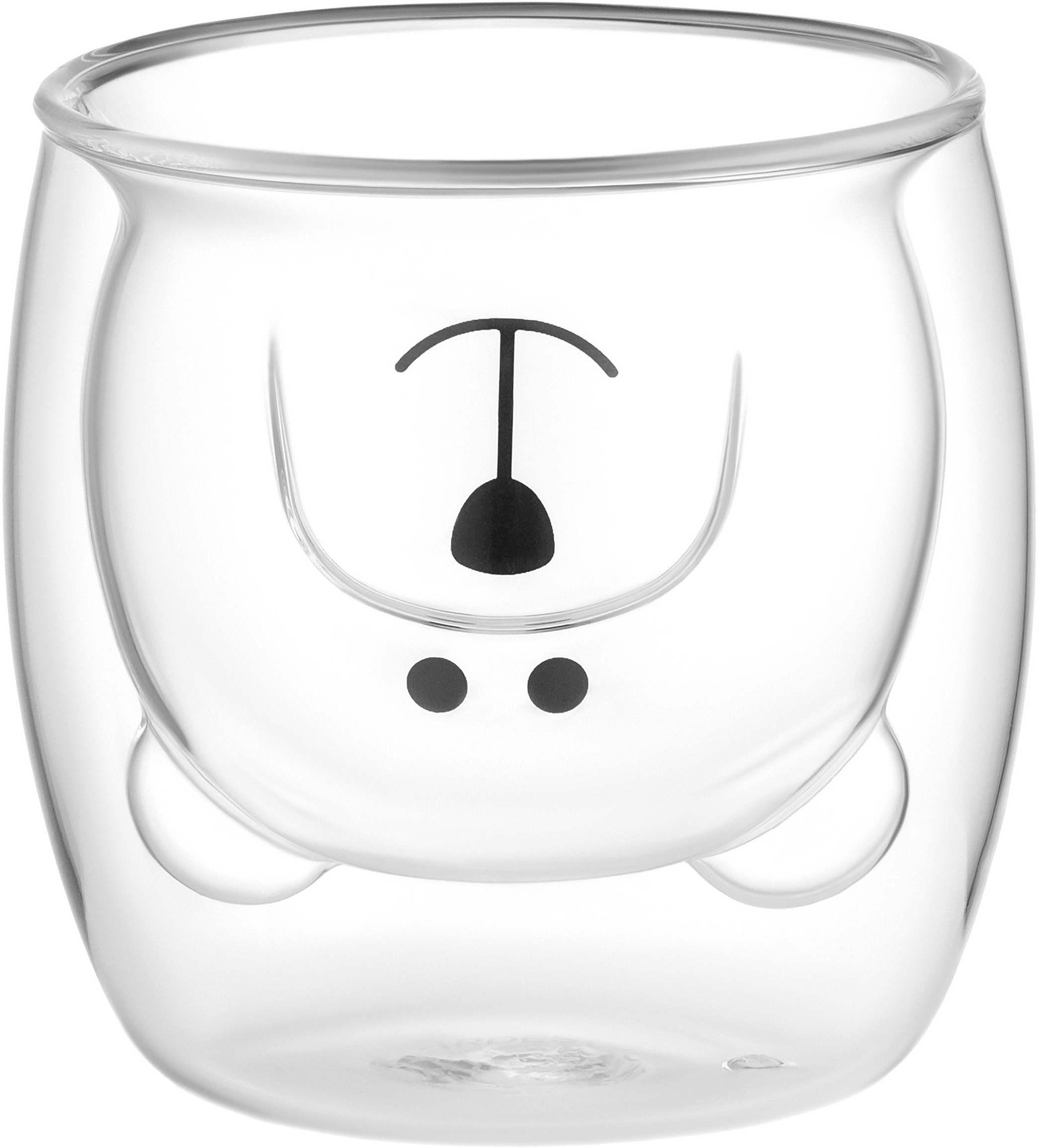 Набір чашок з подвійними стінками Ardesto Animals, 250мл, 2шт (AR2625BA)фото3