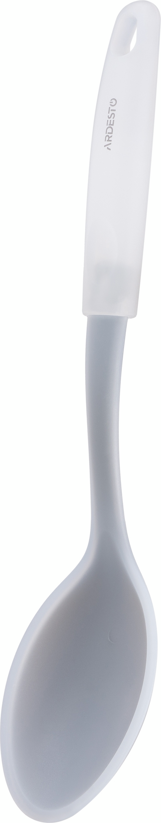 Ложка Ardesto Fresh, 31.2см, силікон, пластик, сірий (AR1653G)фото3