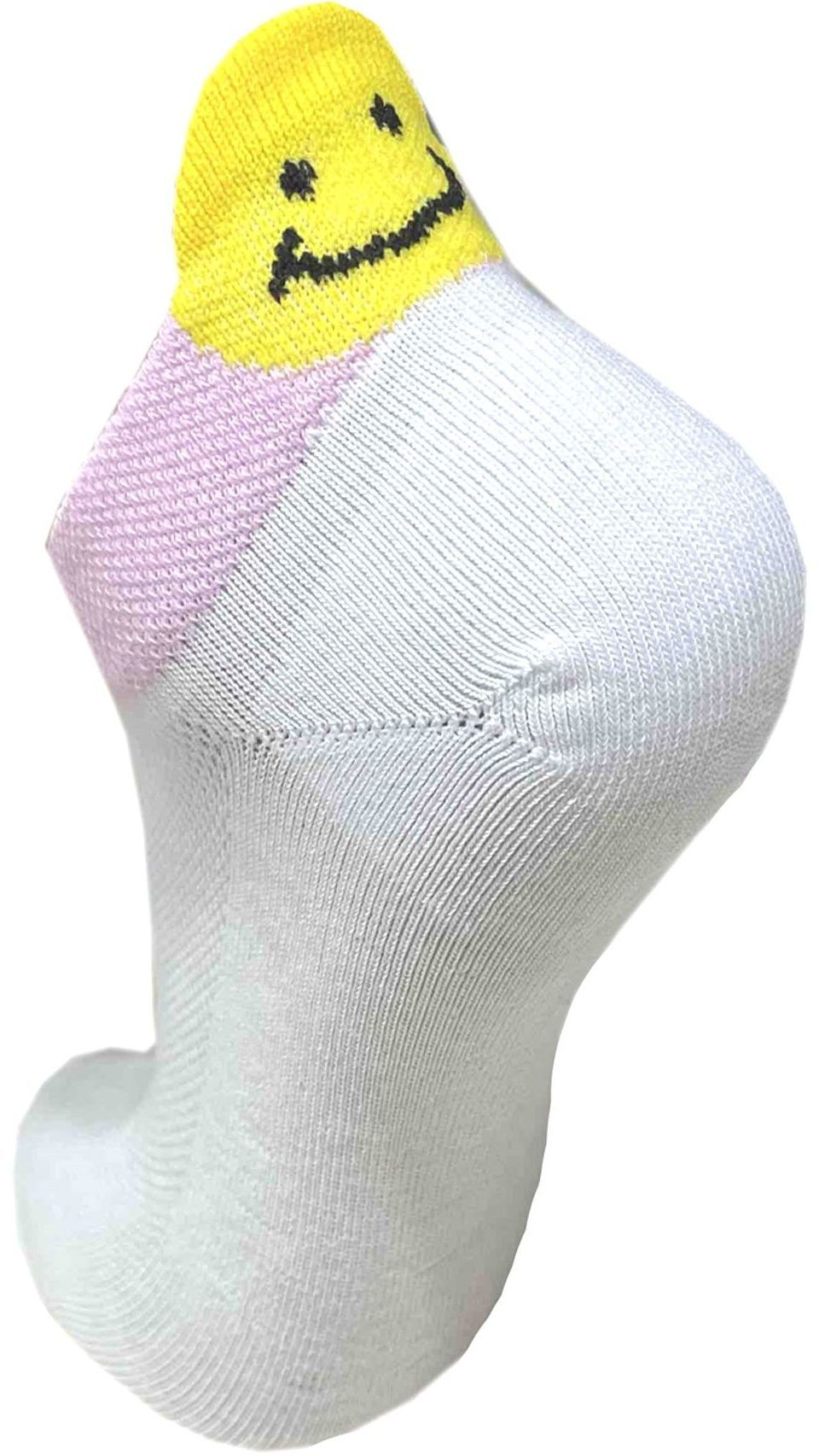 Носки женские Premier Socks 36-40 1 пара белые с принтом Смайл (4820163318967) фото 3