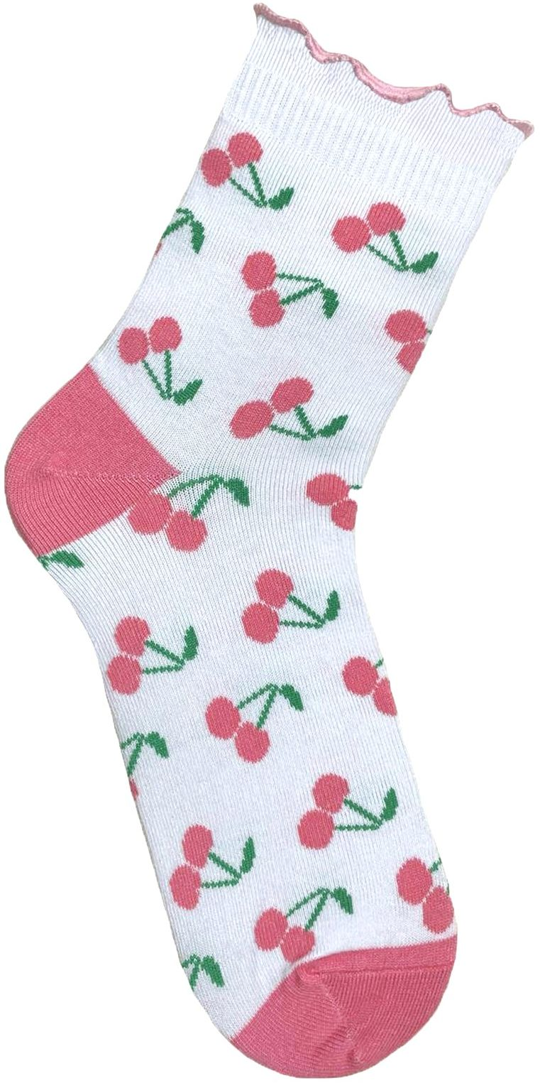 Набір жіночих шкарпеток Premier Socks 36-40 3 пари білі з принтом Ягоди (4820163319186)фото4