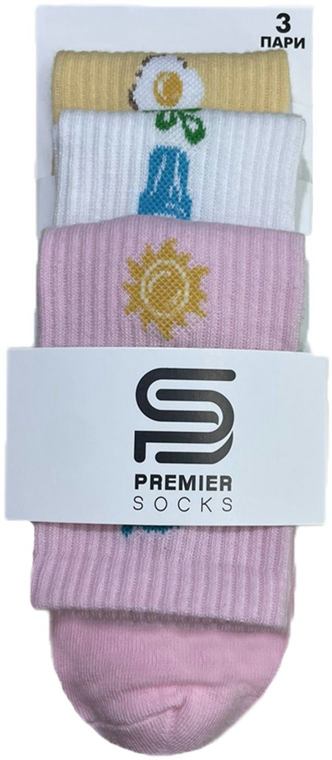 Набір жіночих шкарпеток Premier Socks 36-40 3 пари різнокольорові (4820163319209)фото5