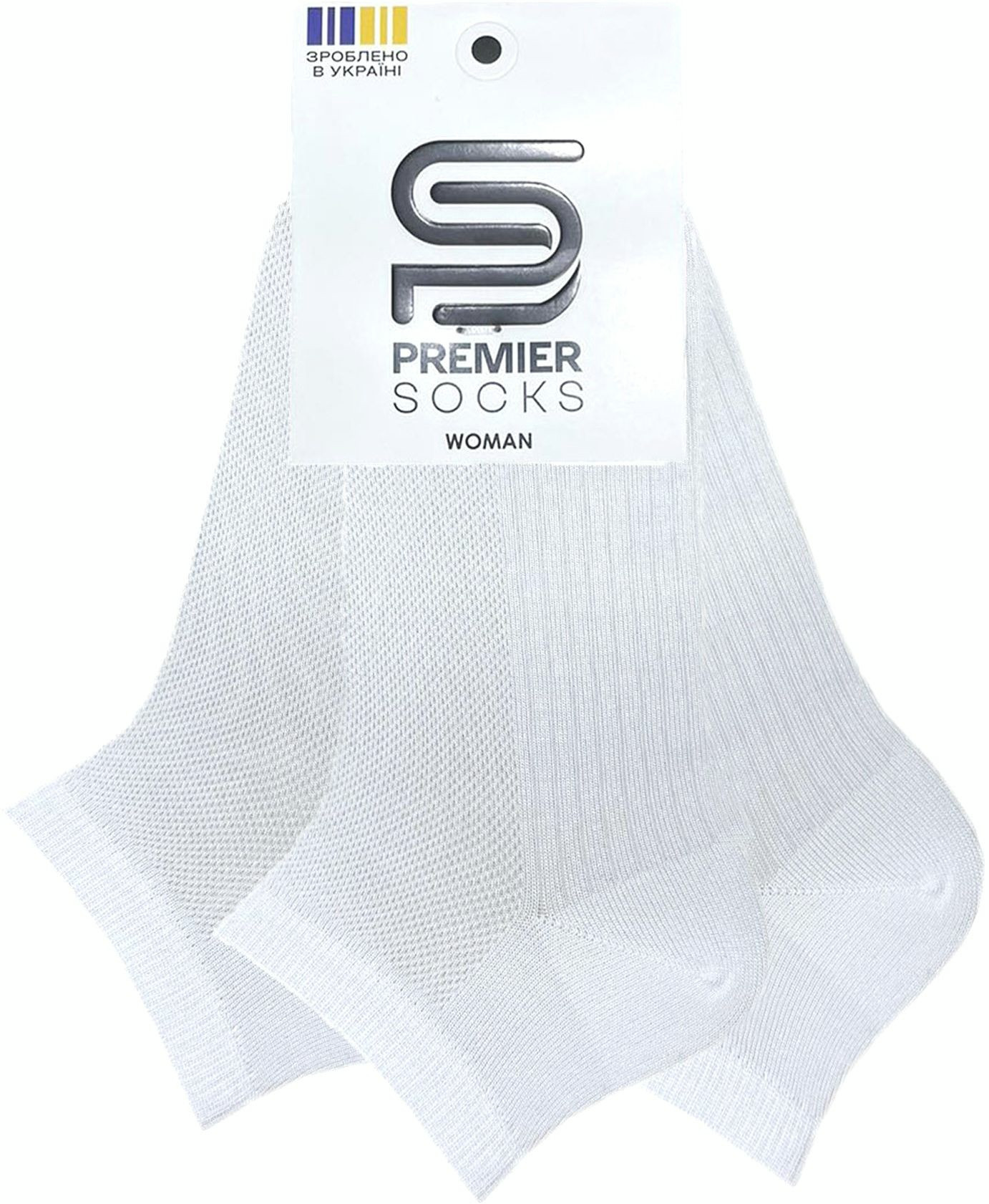 Набір жіночих шкарпеток Premier Socks 36-40 3 пари білі (4820163319261)фото3