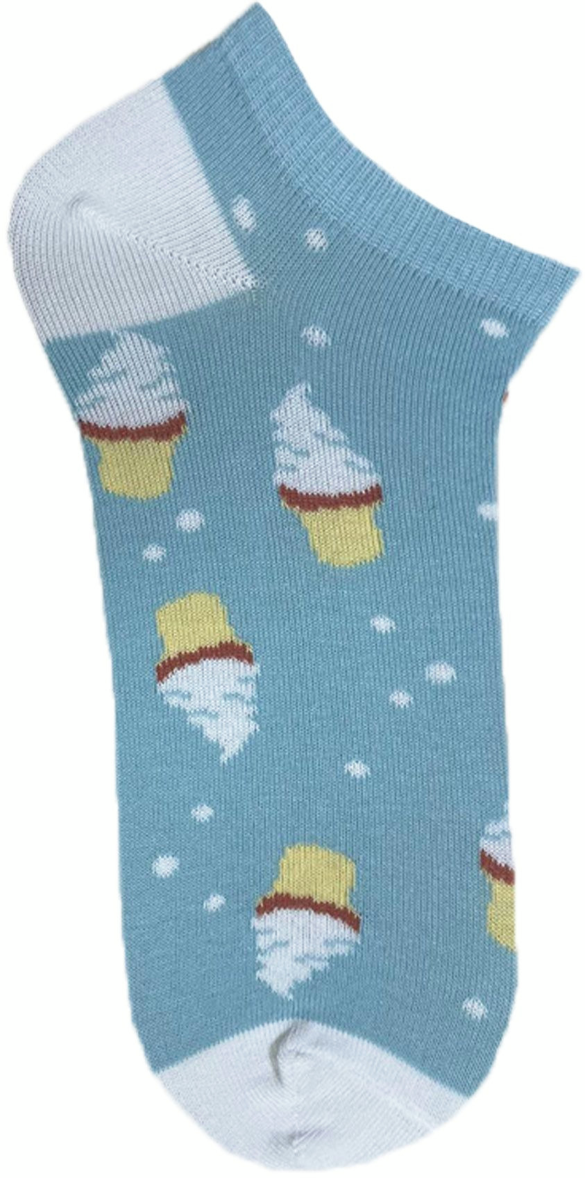 Набор носков женских Premier Socks 36-40 5 пар голубые с принтом (4820163319346) фото 5