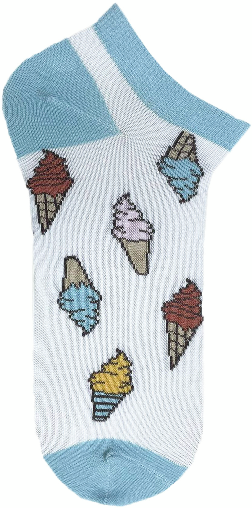 Набор носков женских Premier Socks 36-40 5 пар голубые с принтом (4820163319346) фото 6