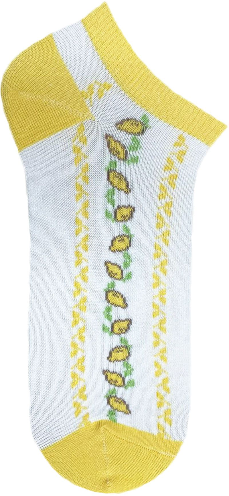 Набор носков женских Premier Socks 36-40 5 пар желтые с принтом (4820163319353) фото 3