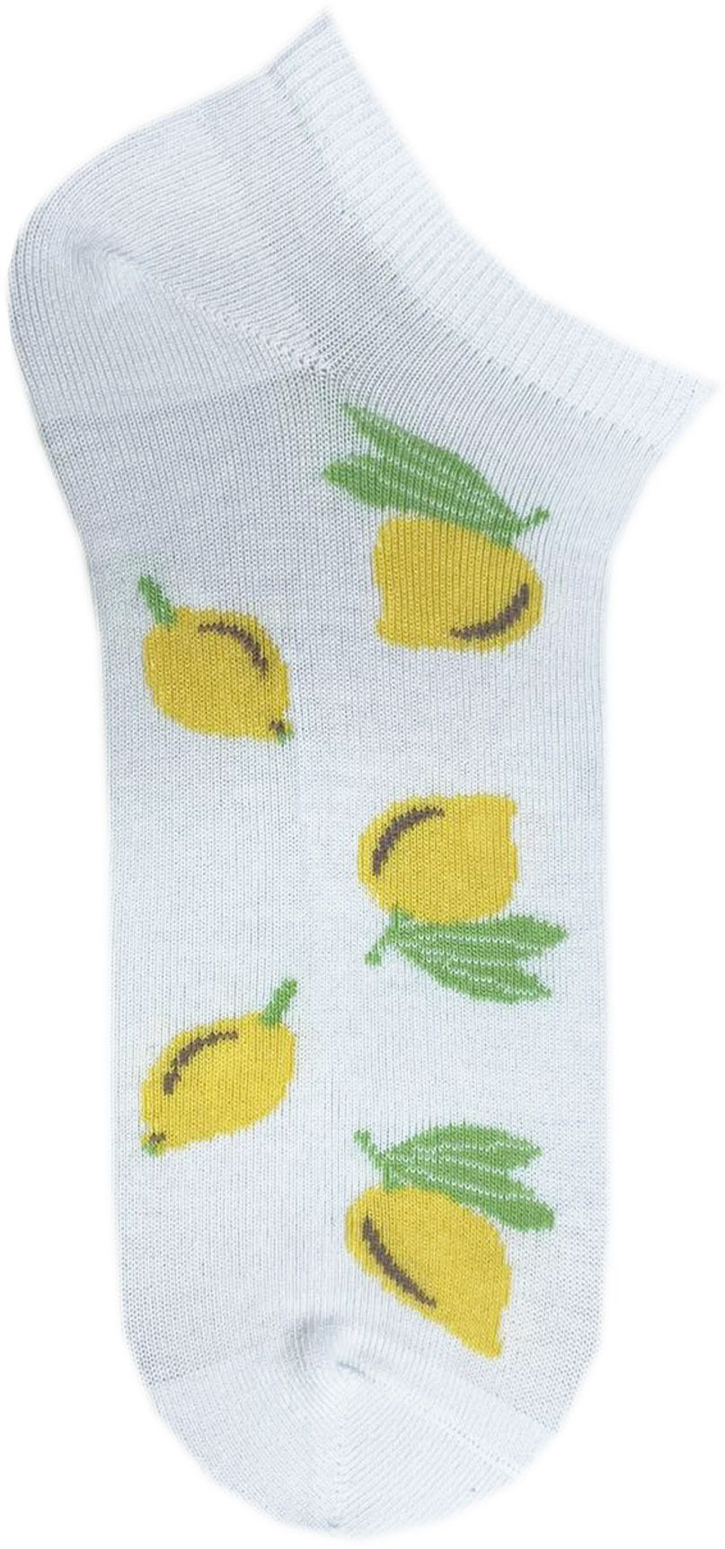 Набор носков женских Premier Socks 36-40 5 пар желтые с принтом (4820163319353) фото 6