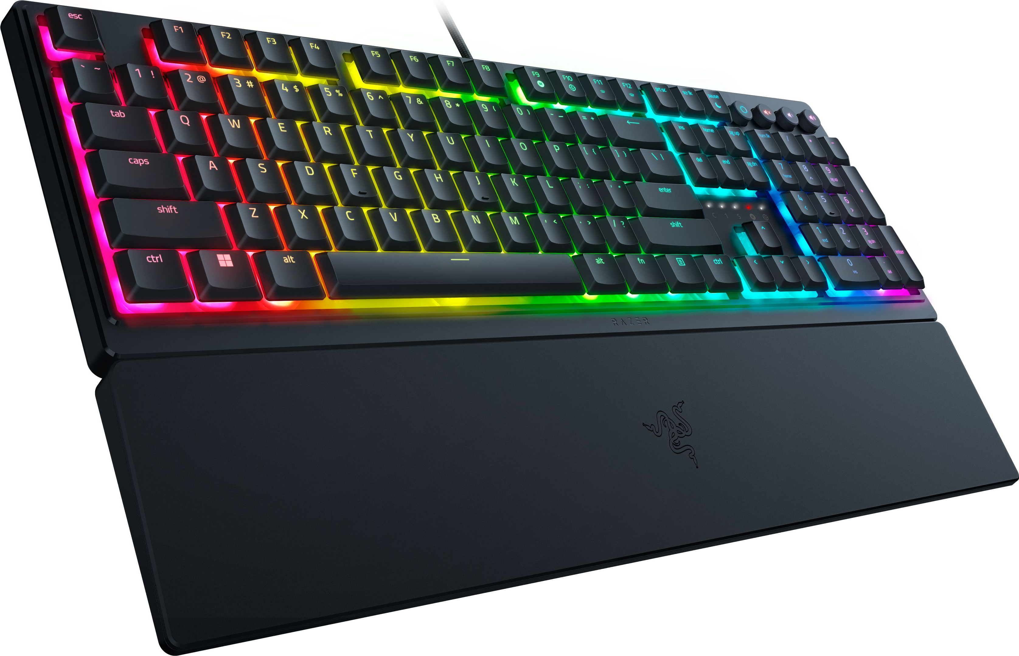 Ігрова клавіатура Razer Ornata V3 RGB Mecha-Membrane UKR (RZ03-04462100-R371)фото3